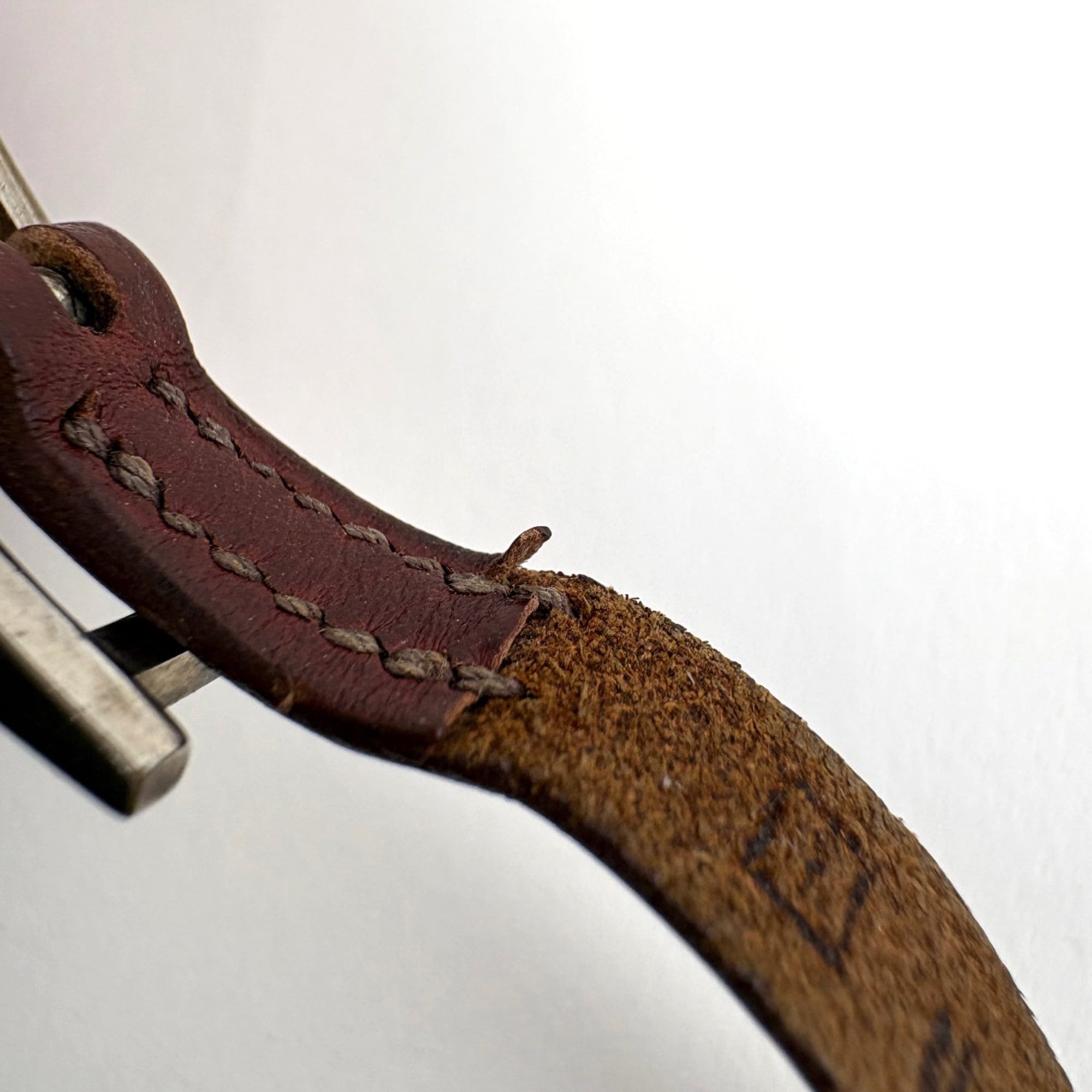 Hermes Hermès API 3 Bracelet, 3- or 4-Strand Leather Silver Brown, Women's