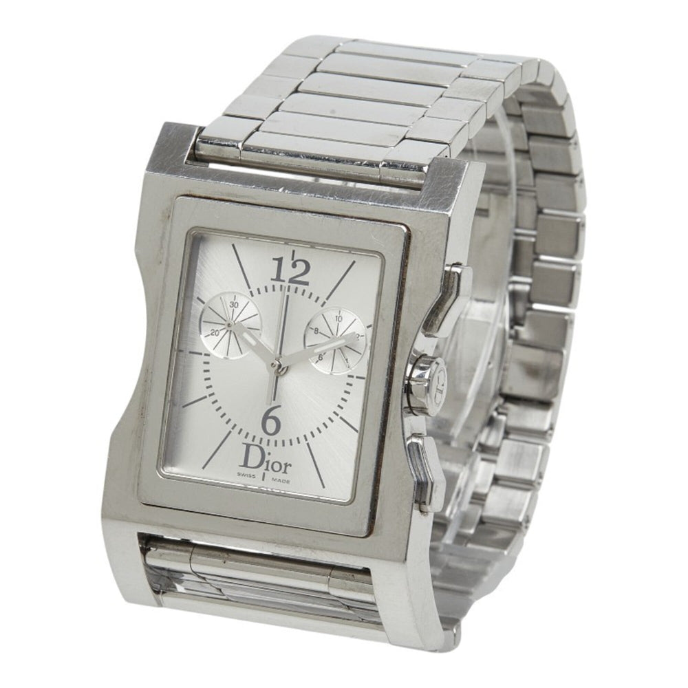 Dior Chris 47 Watch CD034310 Quartz Silver Dial Stainless Steel Men's — Good