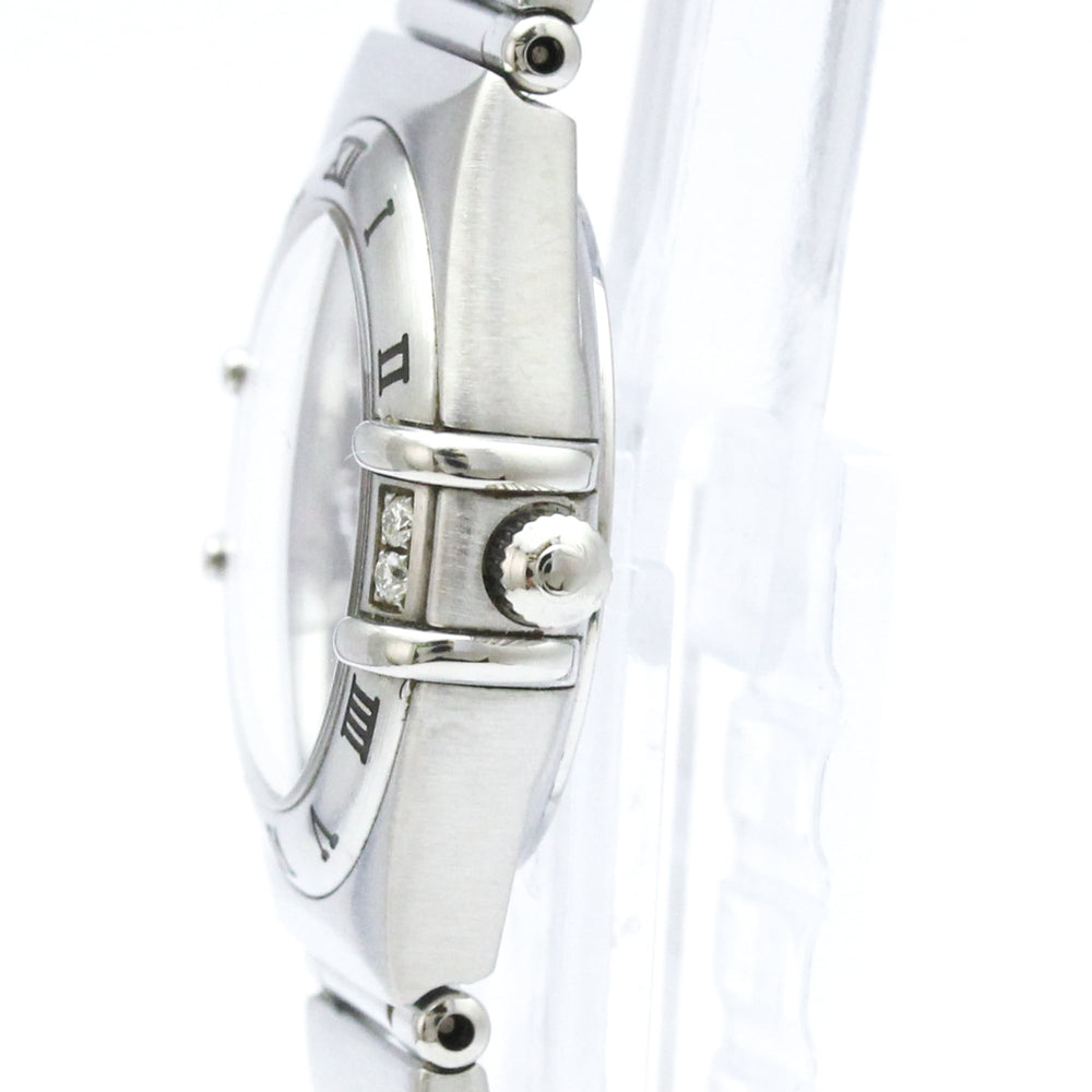 OMEGA Constellation Diamond Steel Quartz Ladies Watch 1567.89 Polished — Very Good