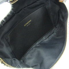 Burberry TB Monogram 8011616 Men,Women Nylon,Leather Fanny Pack,Sling Bag Beige,Black — Like New