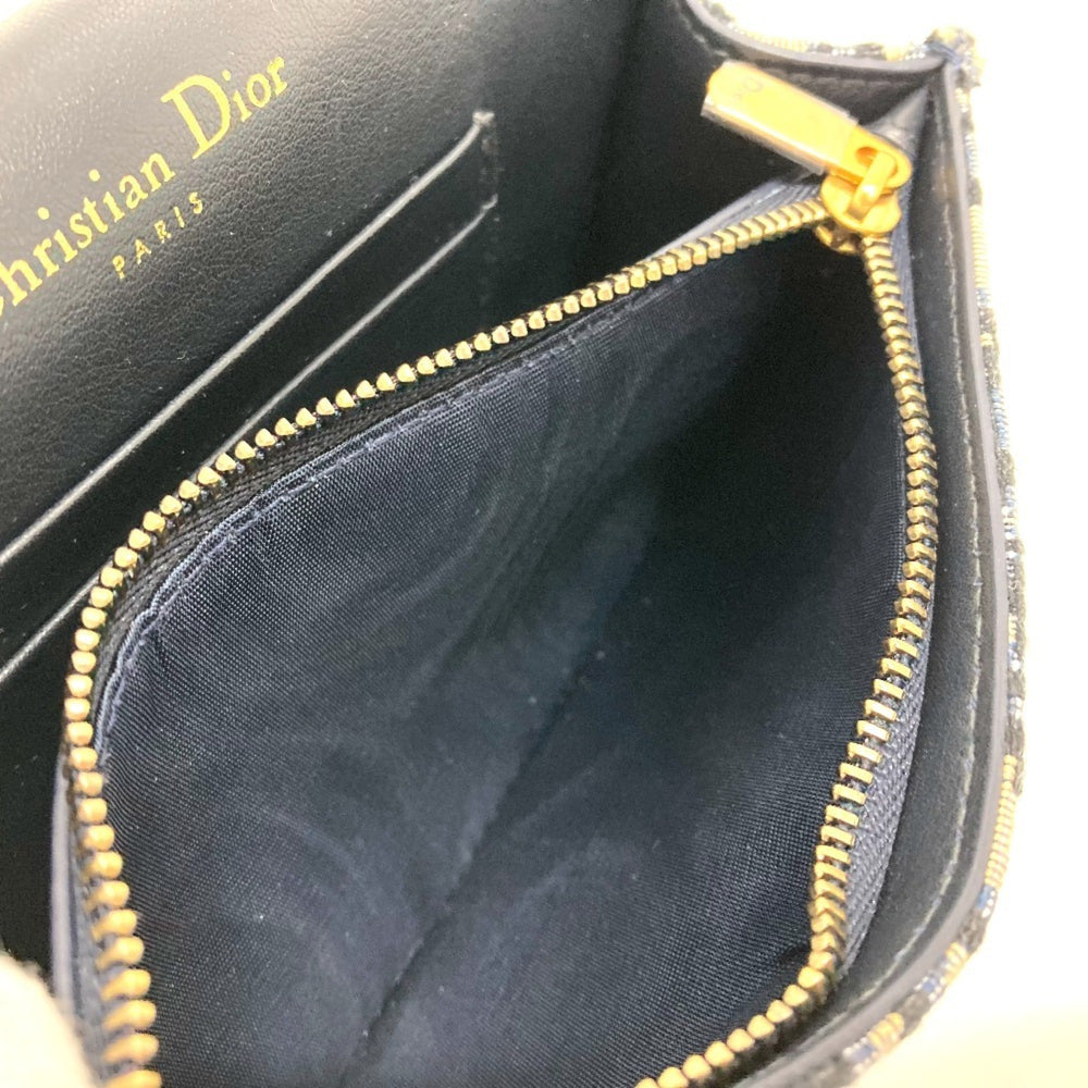 Christian Dior Dior S5619CTZQ_M928 Oblique Trotter Saddle Belt Pouch Bag Waist Body Leather Canvas Men's Navy — Like New