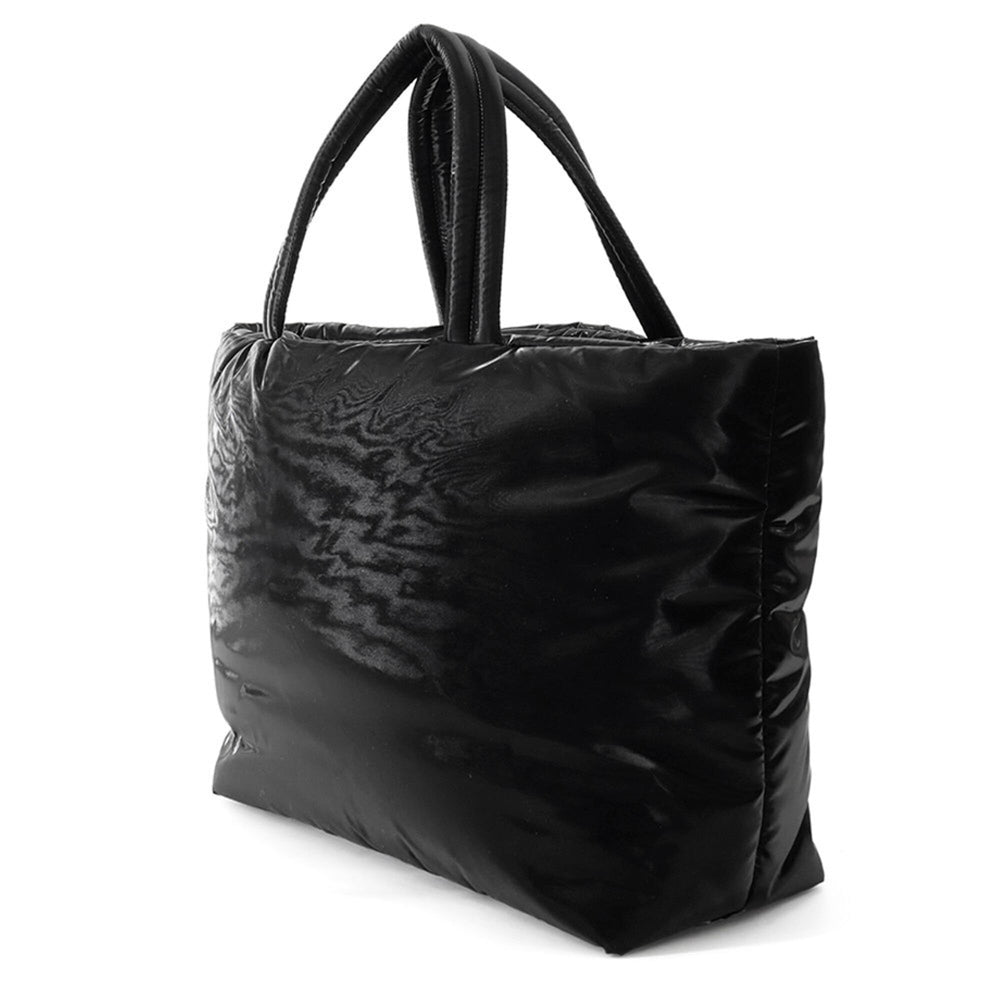 Yves Saint Laurent Saint Laurent Paris Wide Puffer Nylon Tote Bag 756269 SAINT LAURENT PARIS Handbag Black — Like New