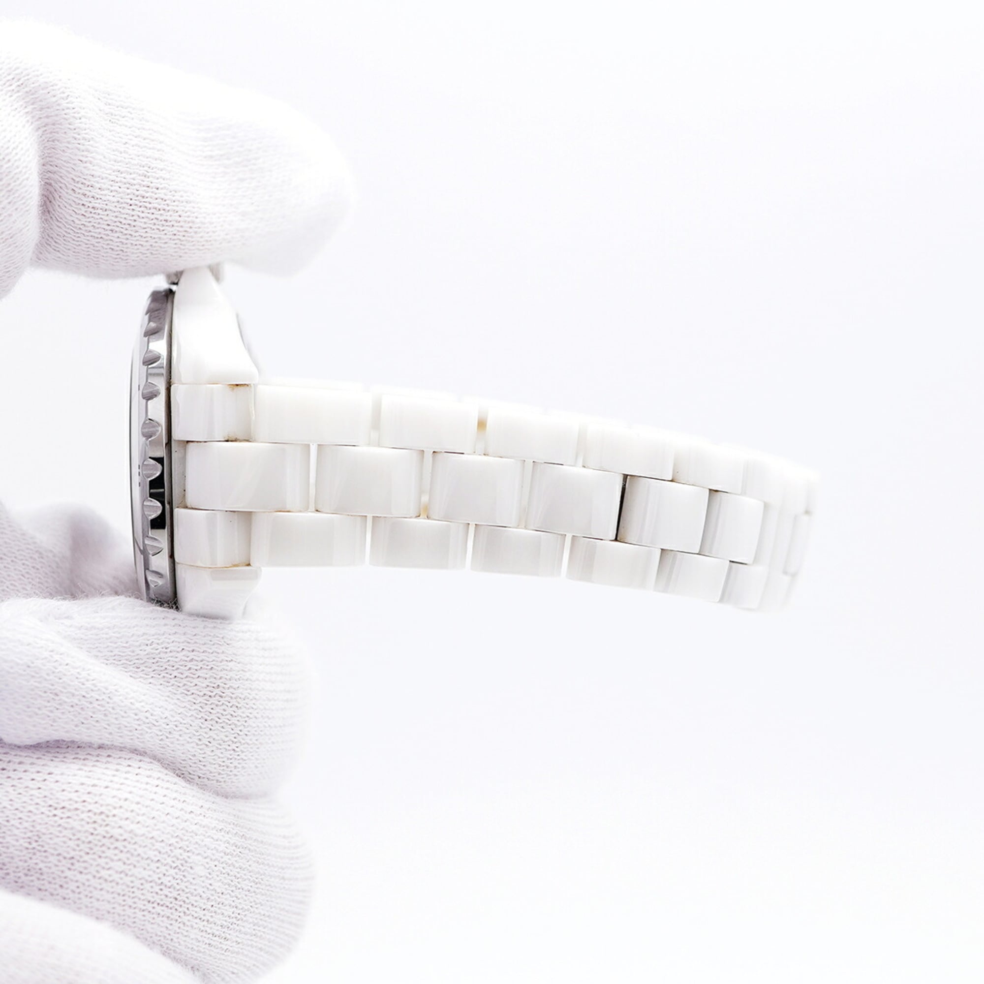 Chanel J12 Diamond H1628 White Dial Women's Watch — Good