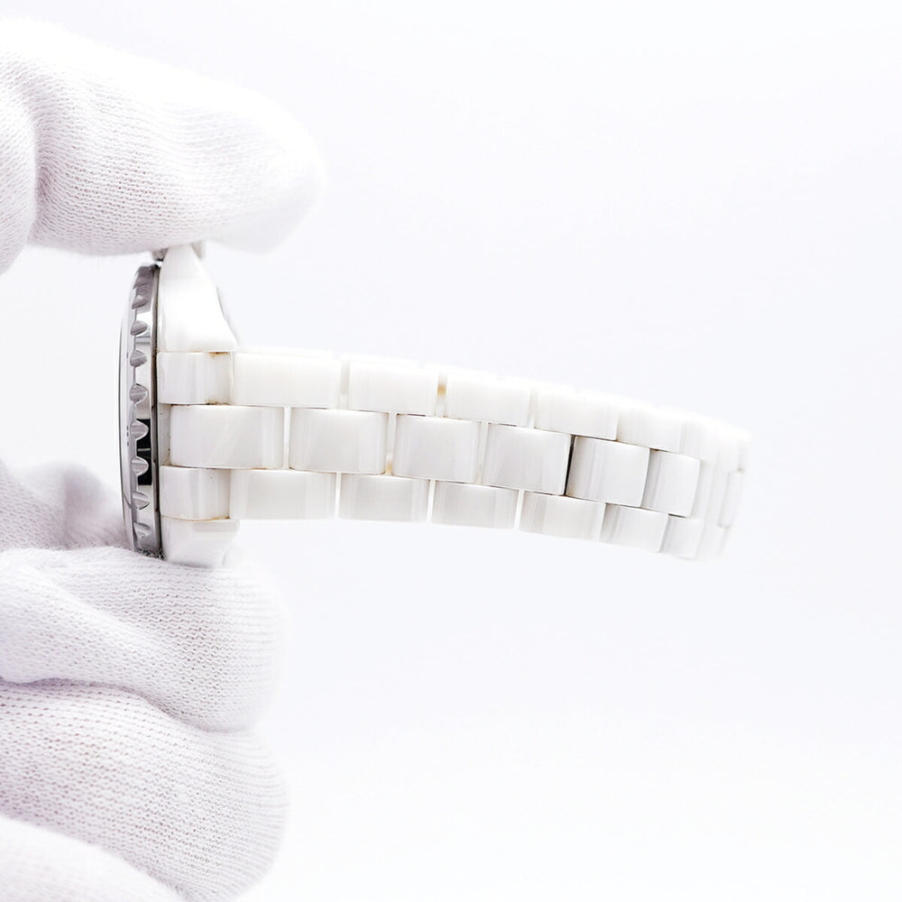 Chanel J12 Diamond H1628 White Dial Women's Watch — Good
