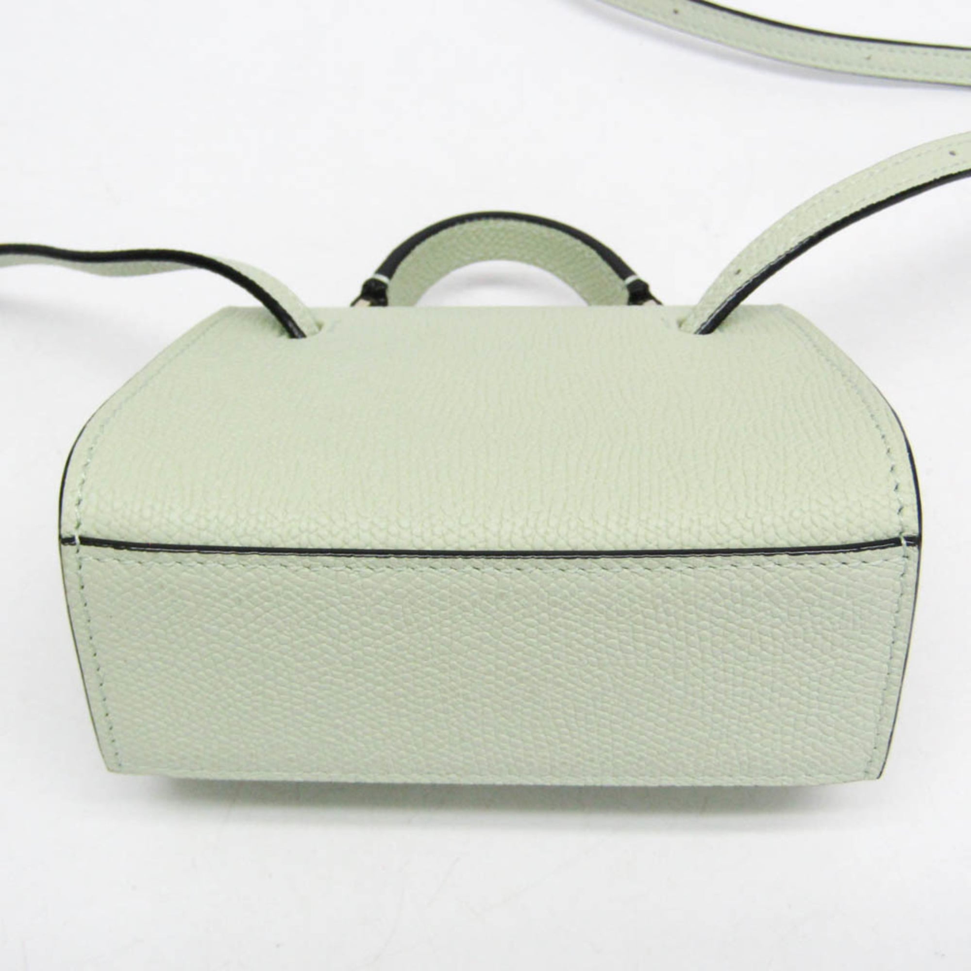 Valextra ISIDE BELT SGES0061028LOCPL99 Women's Leather Fanny Pack,Shoulder Bag Light Green — Like New