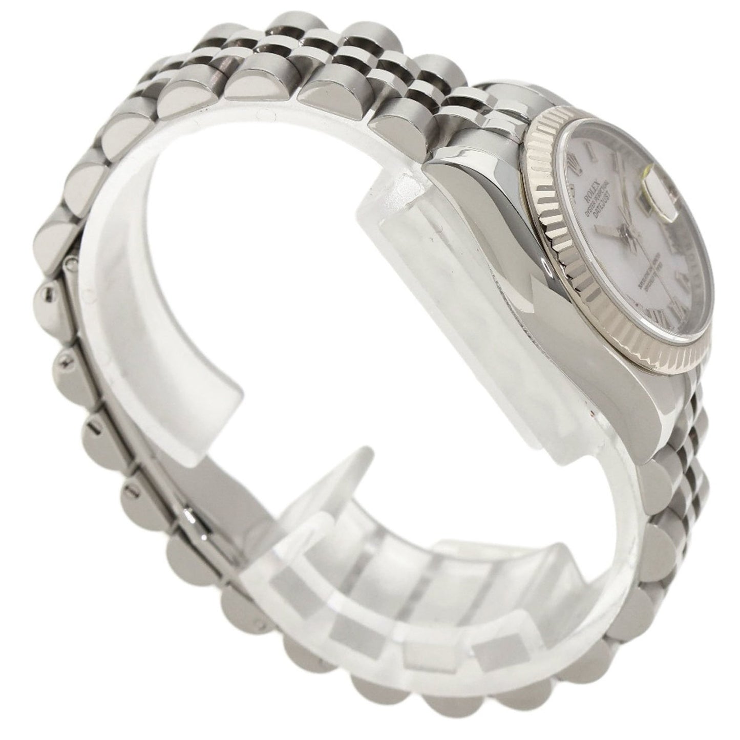 Rolex 179174NR Datejust 10-Piece Diamond Watch in Stainless Steel/SS/18K White Gold for Women