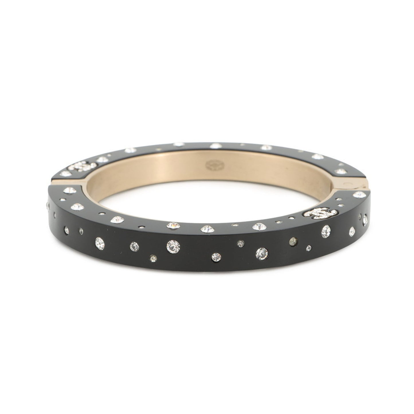 Chanel Coco Mark Rhinestone Bangle 09P CHANEL