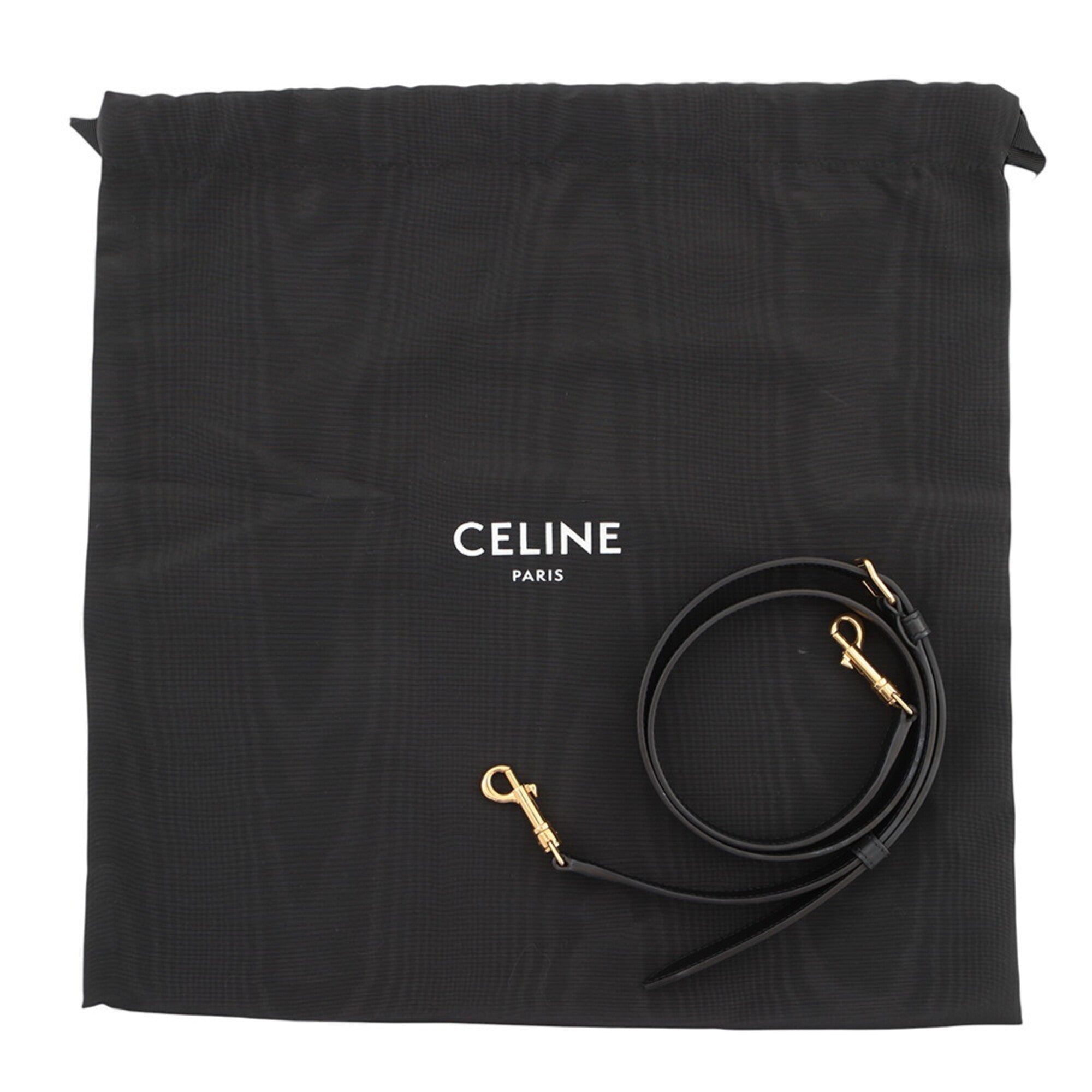 Celine Triomphe Small Bucket Louise Handbag 119173FX9.04LU CELINE 2-way Black Women's — Like New