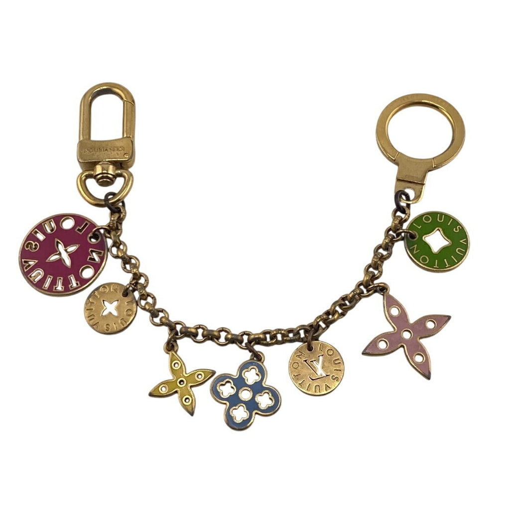 LOUIS VUITTON M66005 Porte Cressiennes Key Ring Bag Charm, Gold, Women's