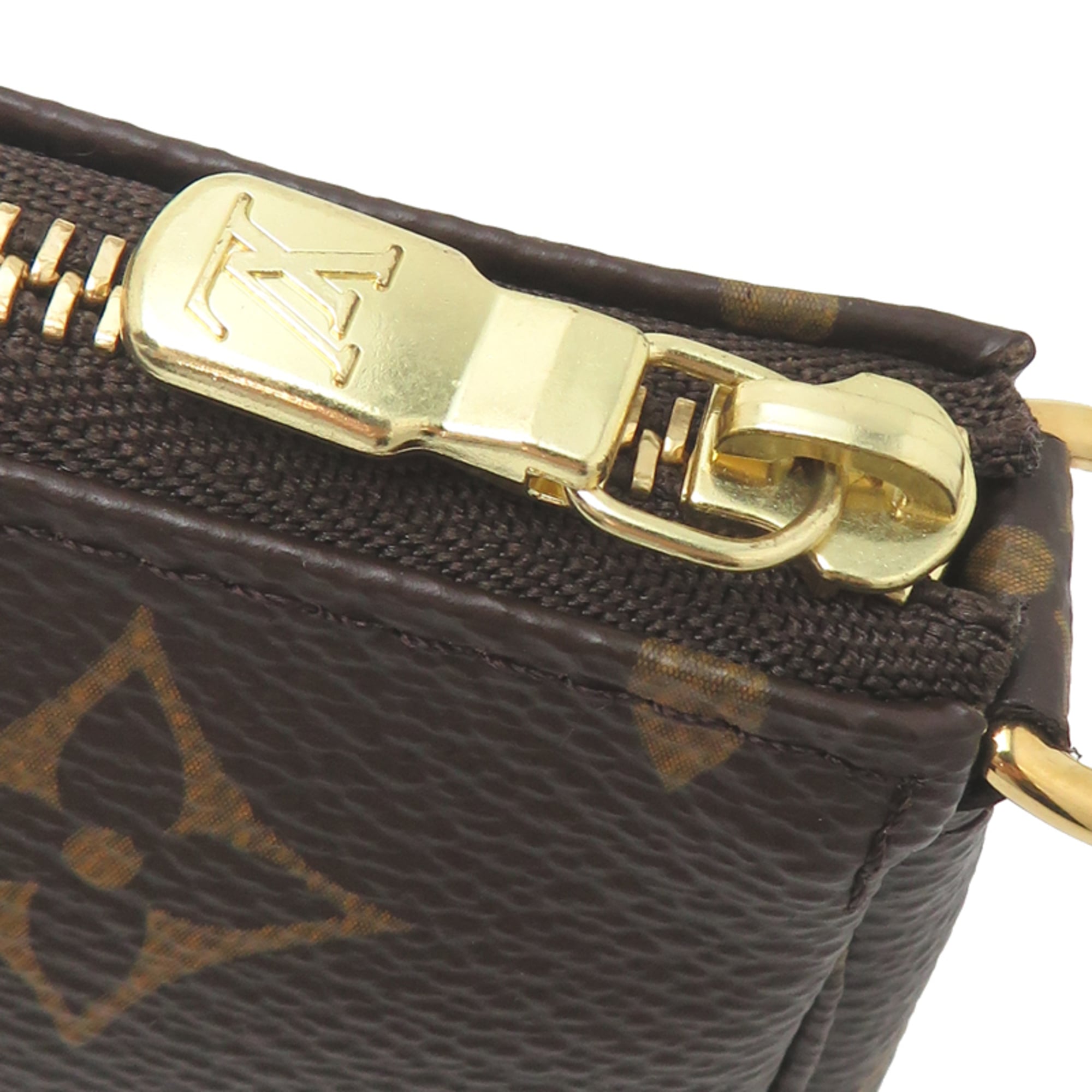 Louis Vuitton Mini Pochette Accessoires Women's Pouch M58009 Monogram Brown — Like New