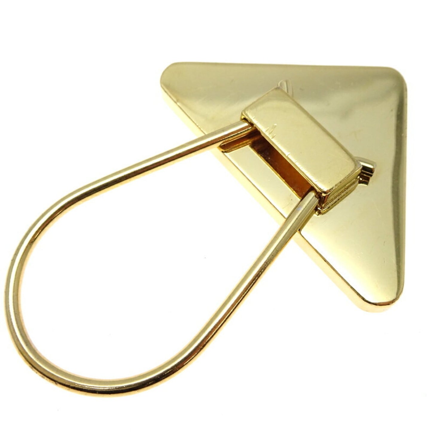 Prada Triangle Bag Charm for Women and Men, Metal, Red