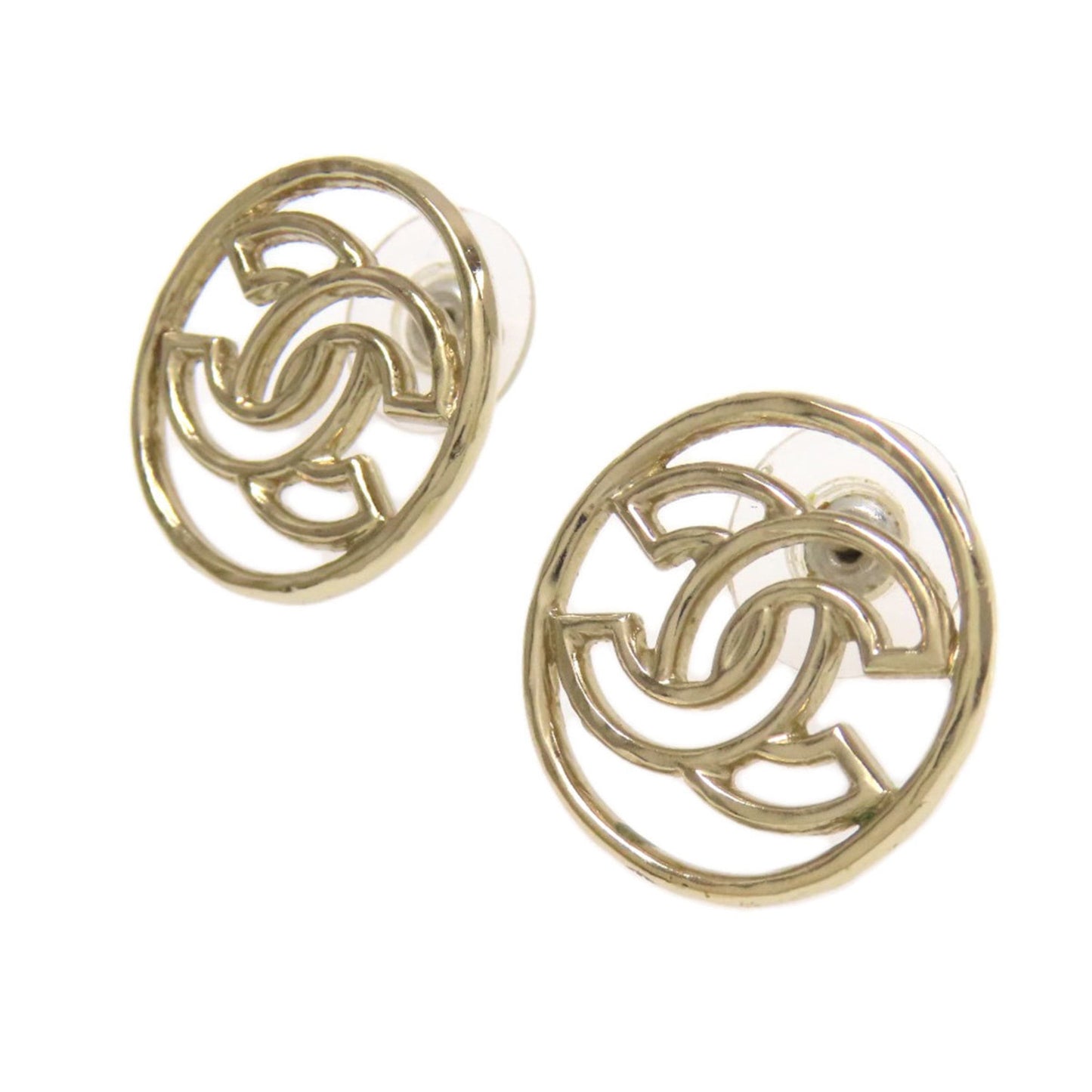 Chanel Coco Mark earrings, metal, for women