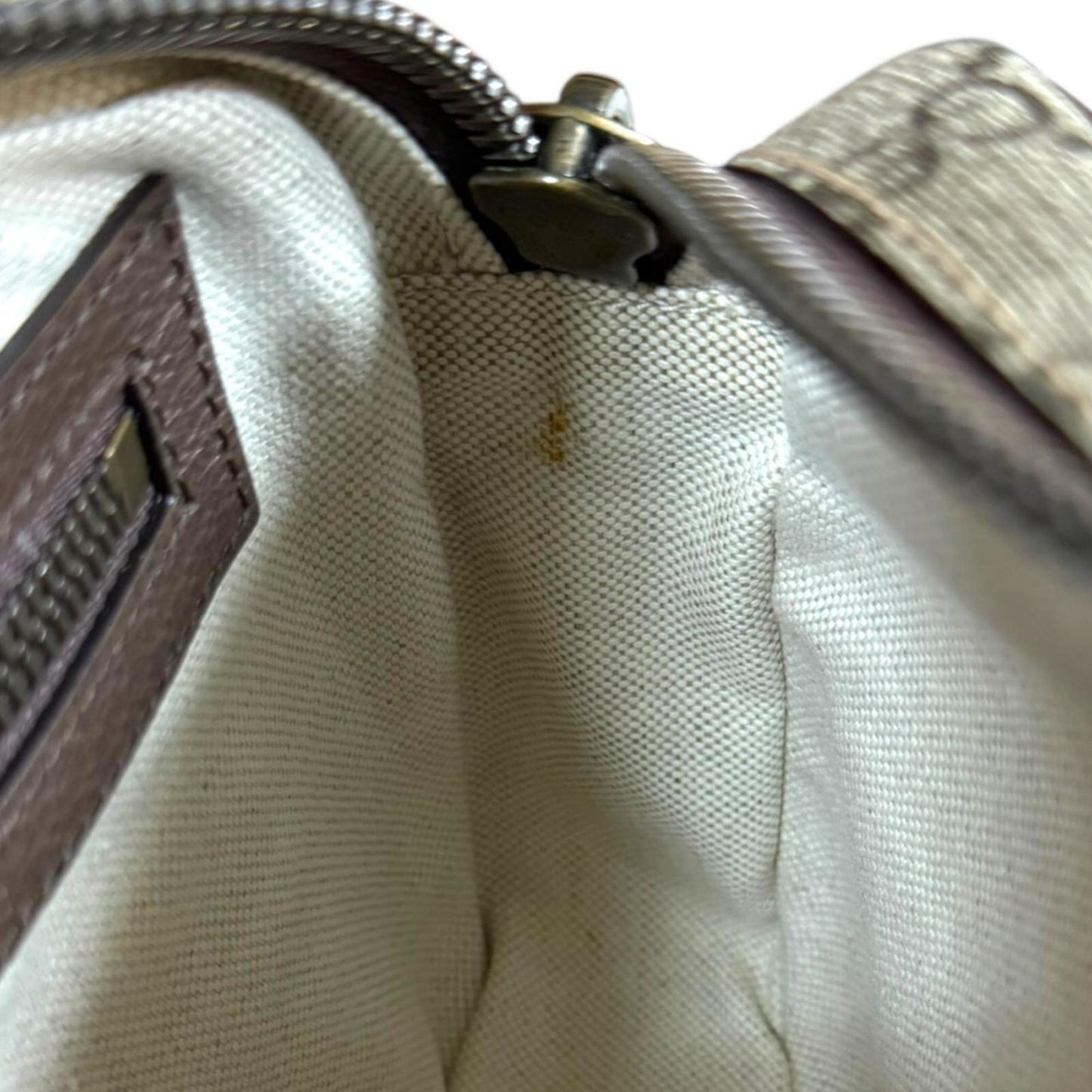 Gucci GG belt bag, Ophidia body Supreme canvas 574796, beige, unisex.