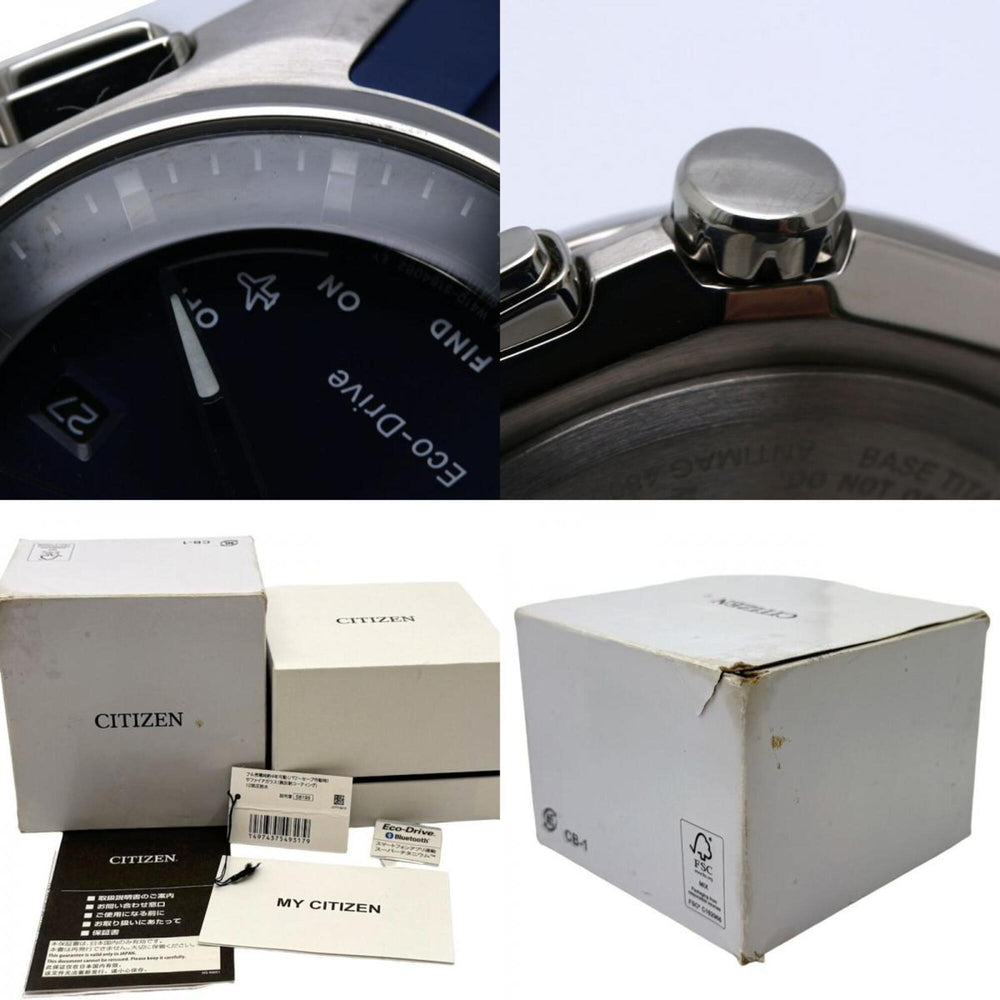 CITIZEN Eco-Drive Bluetooth BZ4000-071 W410-S119758 Men's Watch, Super Titanium x Rubber, 130564 — Good