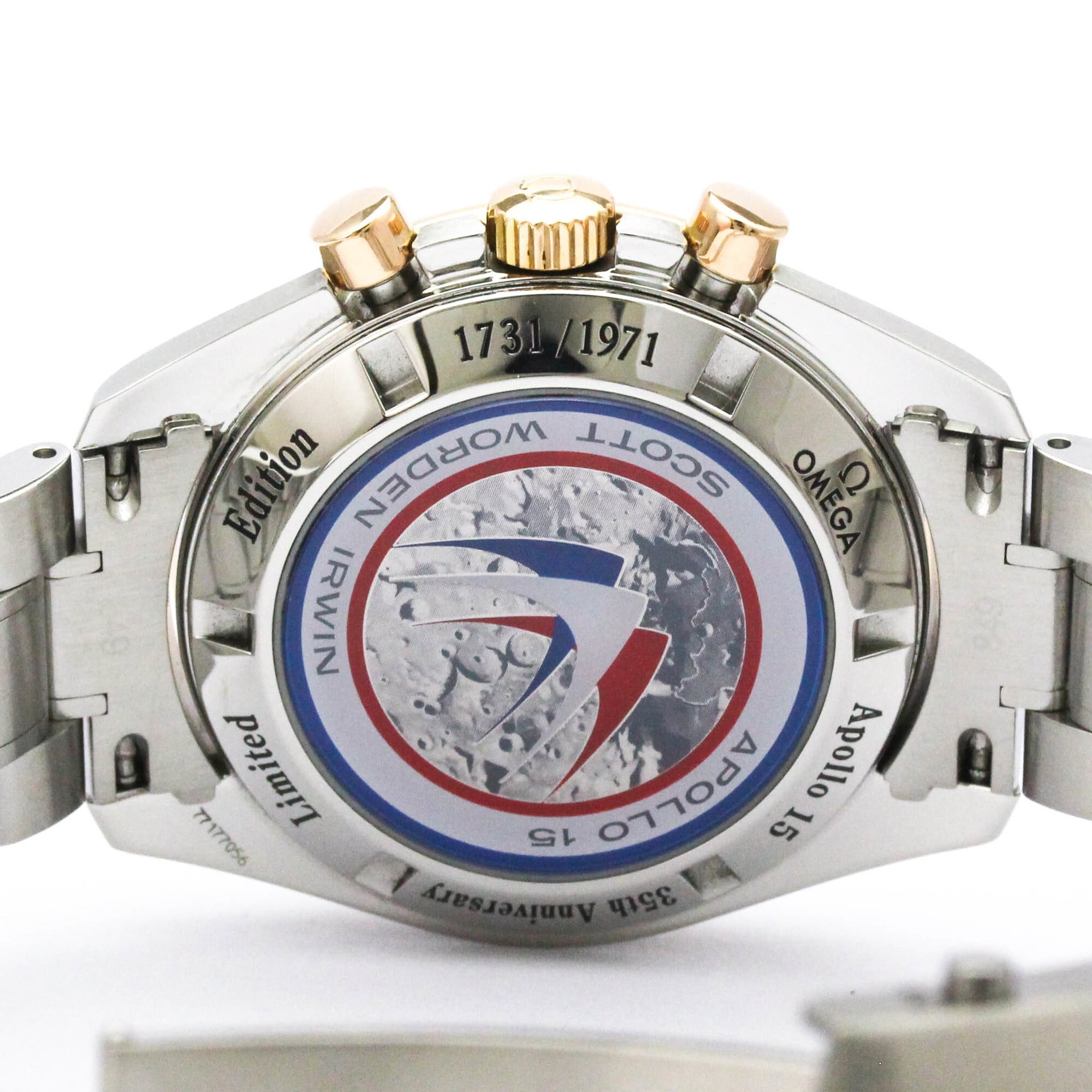 OMEGA Speedmaster Professional APOLLO 15 LTD Edition Moon Watch 3366.51 Polished — Very Good