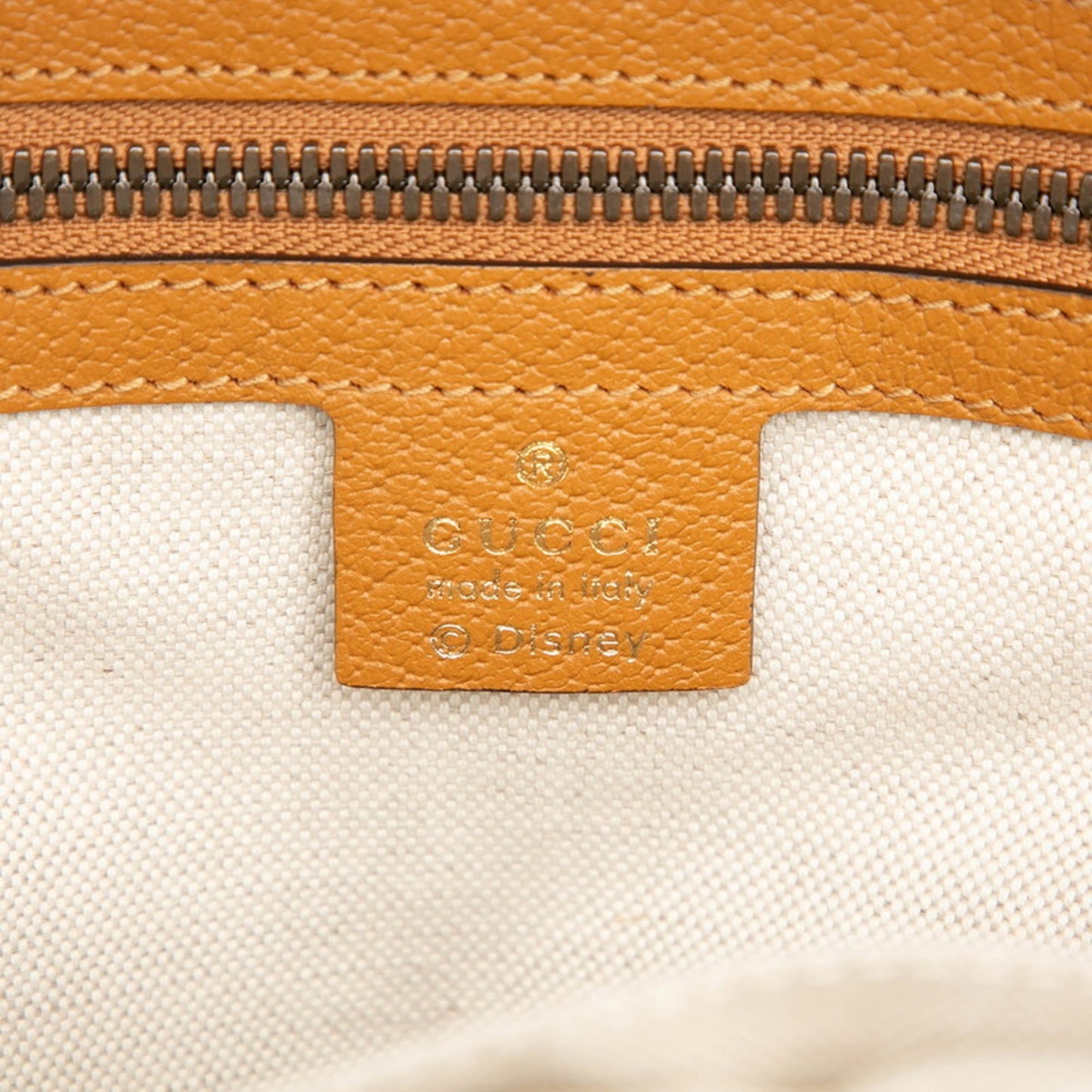 Gucci x Disney GG Supreme Mickey Mouse Backpack 552884 in Brown Multicolor Leather for Women