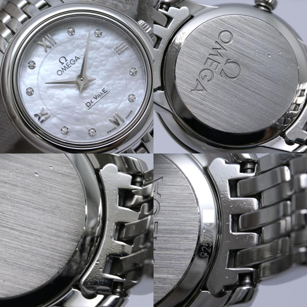 OMEGA De Ville Prestige 8-Diamond Watch 424.10.24.60.55.001 Women's Stainless Steel 40455 — Good