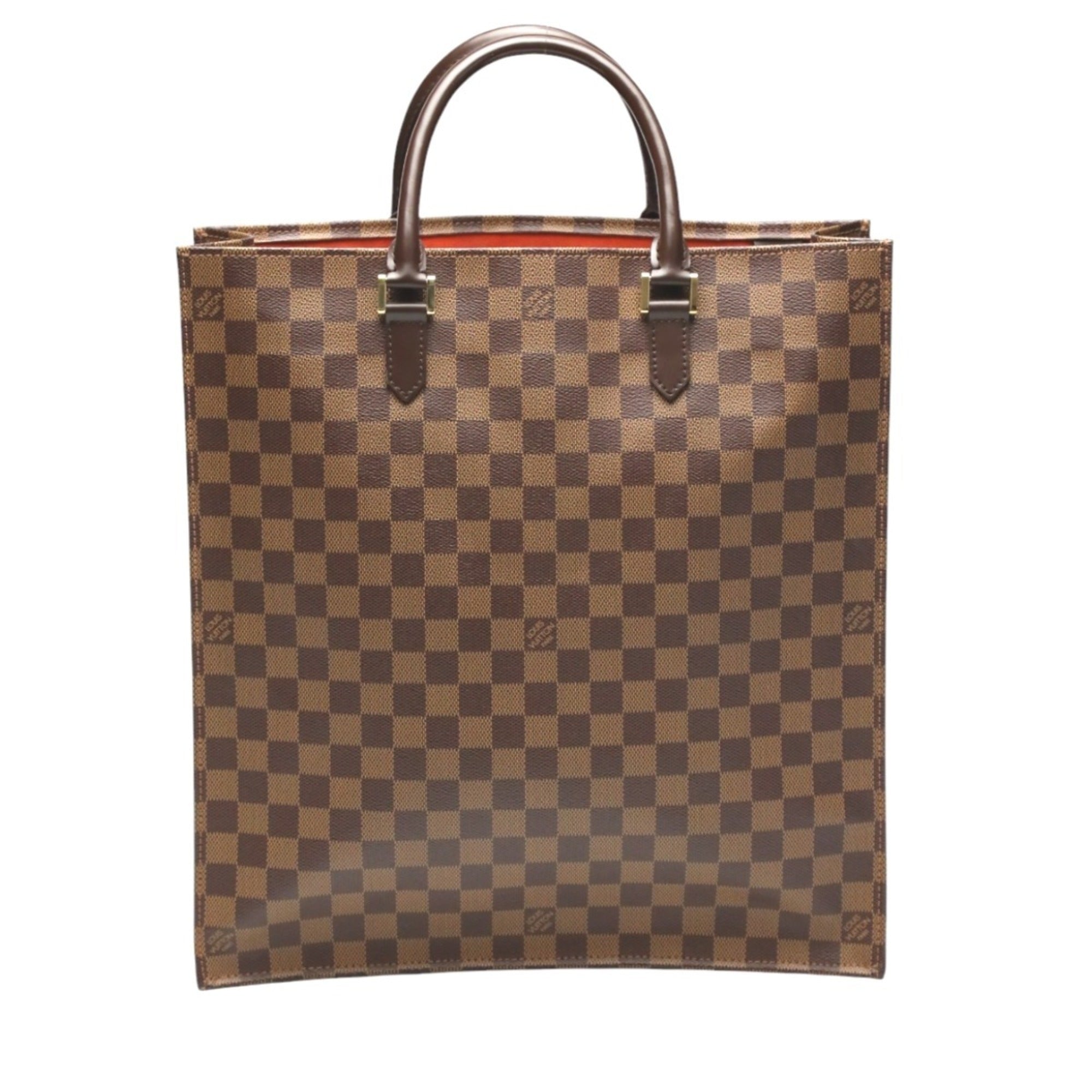 Louis Vuitton LOUIS VUITTON Handbag Tote Bag Damier Sac Plat Canvas N51140 Ebene LV — Like New