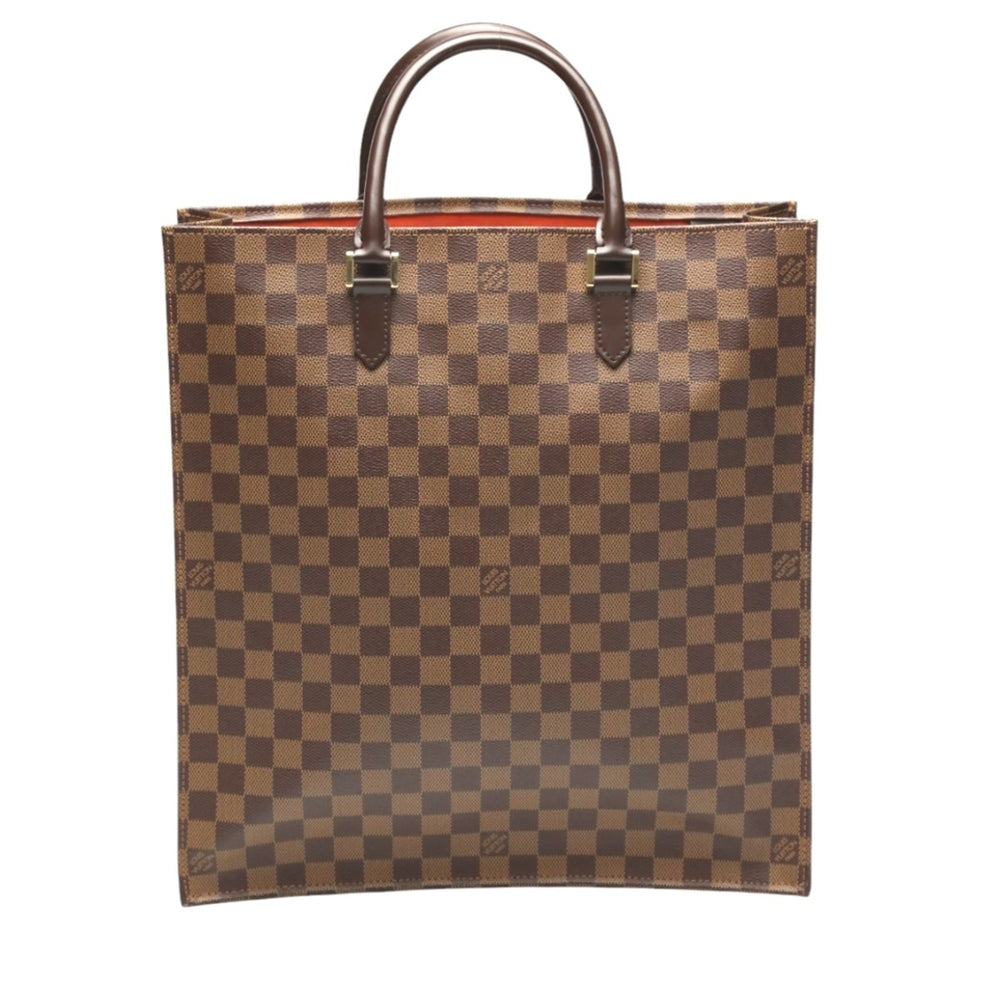 Louis Vuitton LOUIS VUITTON Handbag Tote Bag Damier Sac Plat Canvas N51140 Ebene LV — Like New