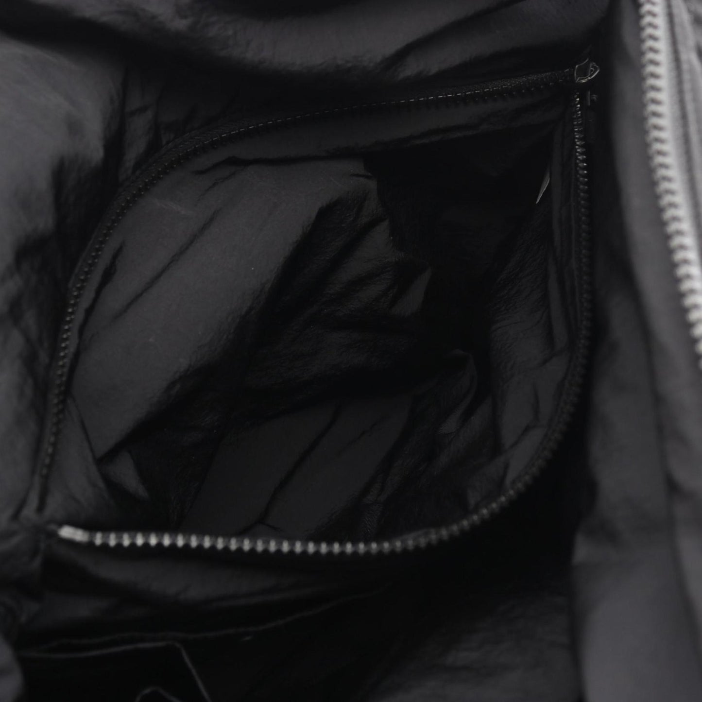 Bottega Veneta men's nylon clutch bag in black