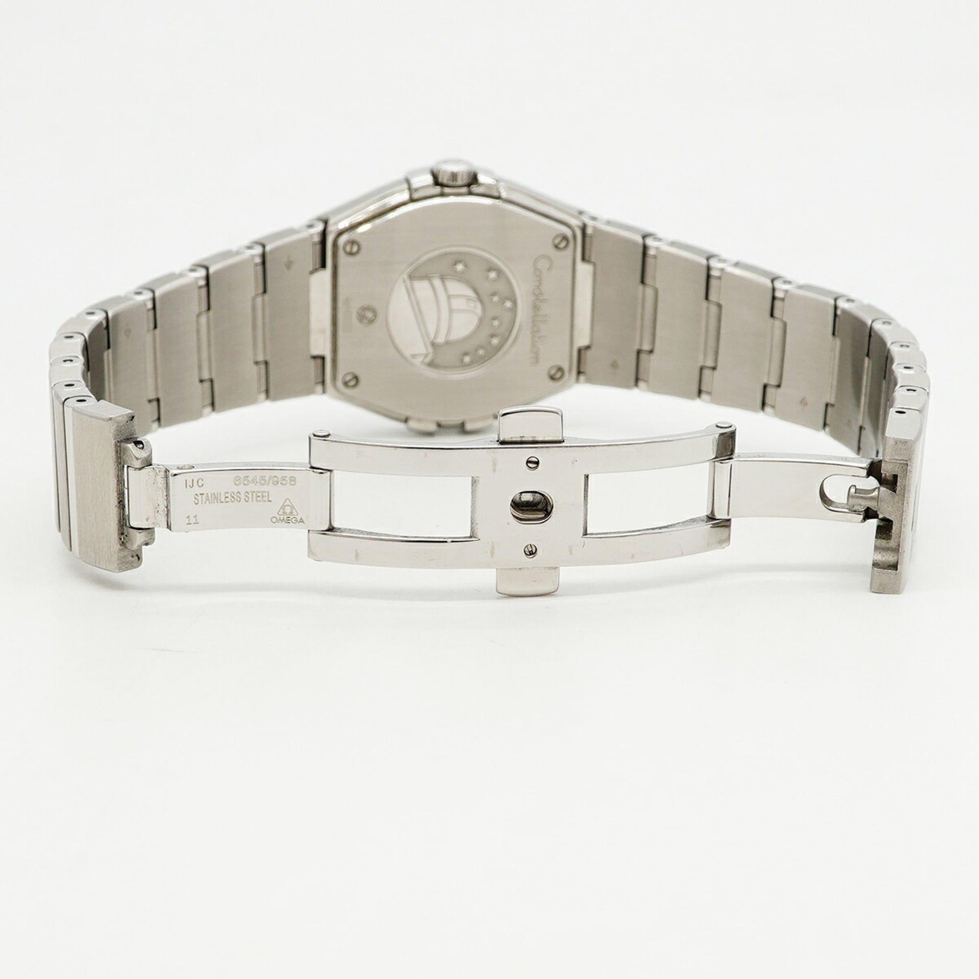 Omega Constellation Plume Diamond 123.10.27.60.55.004 White Dial Women's Watch — Very Good