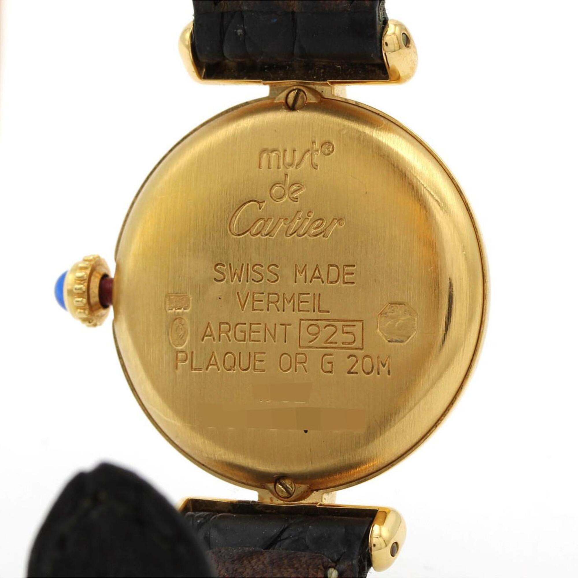 Cartier Must Colisée SM GP W1006654 Quartz Watch — Good