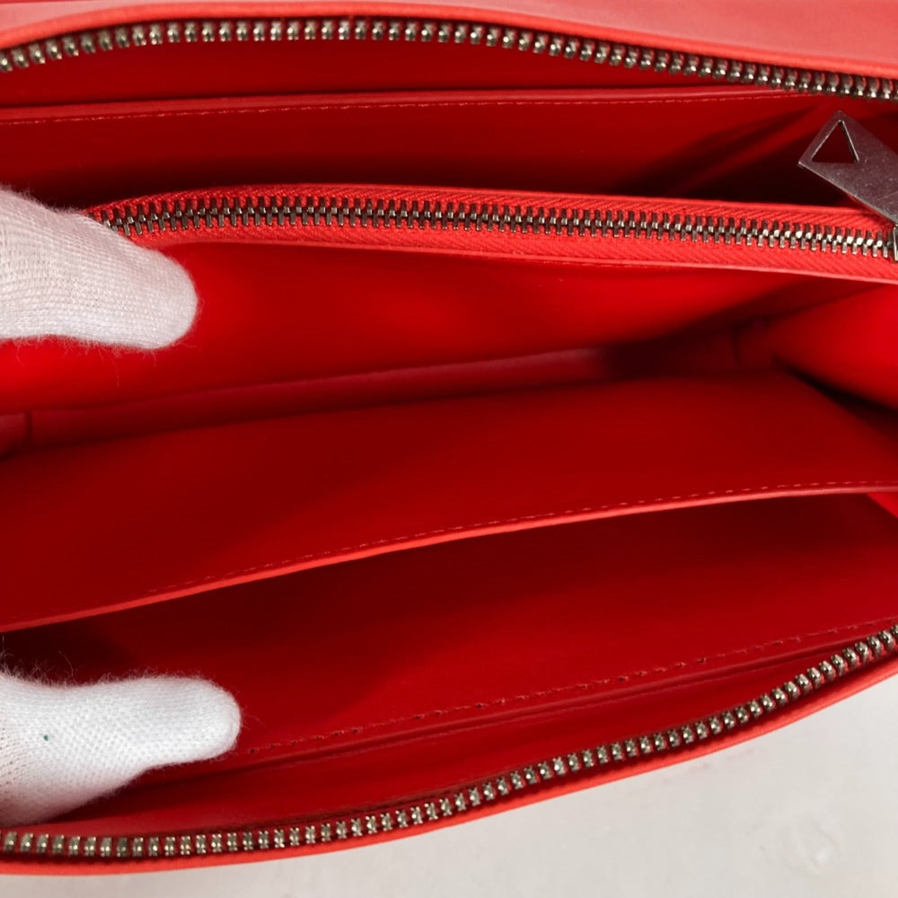 BOTTEGA VENETA 650524 Bag Cluch Bag with strap Clutch bag Tomato Red — Like New