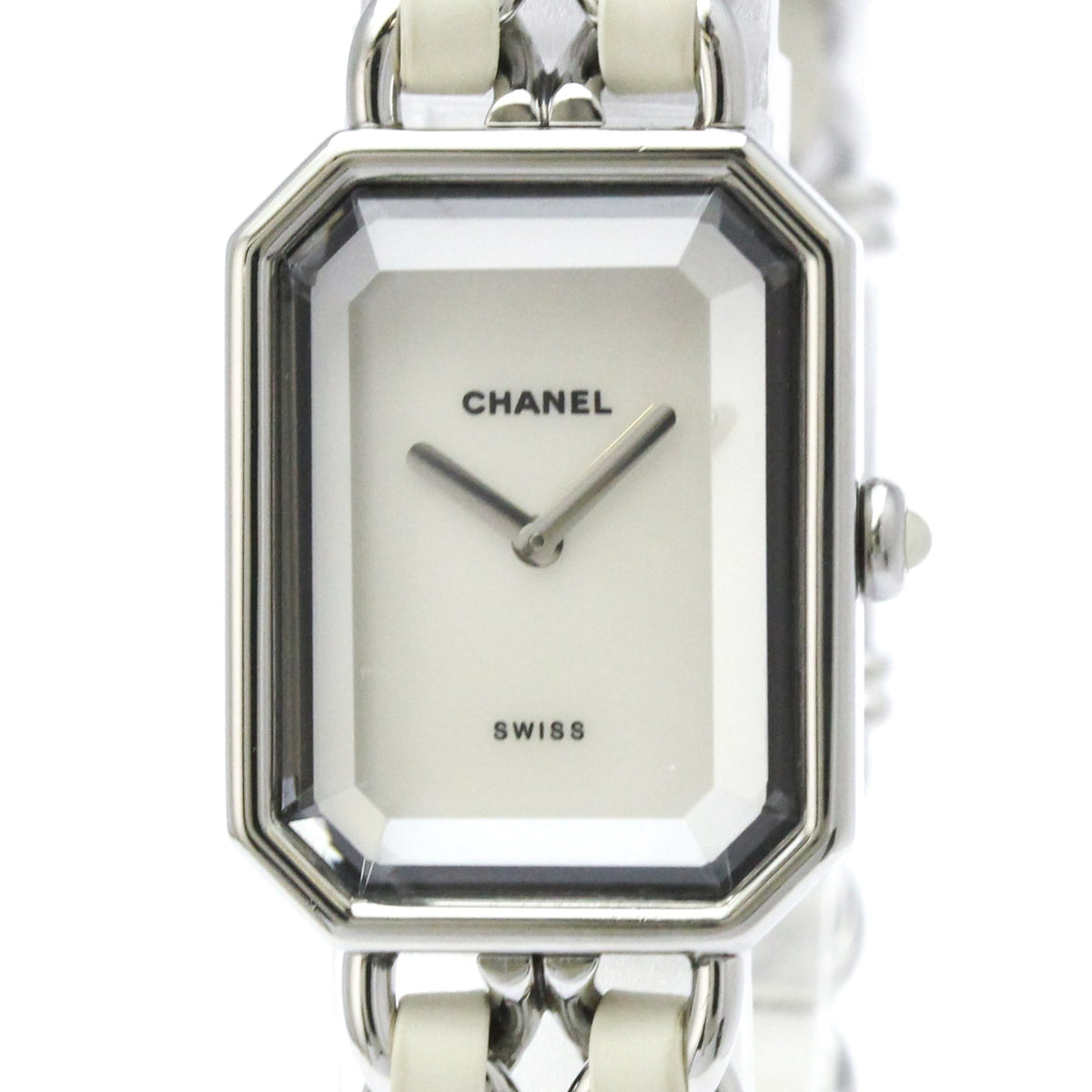 CHANEL Premiere Size M MOP Steel Quartz Ladies Watch H1639 Polished — Very Good