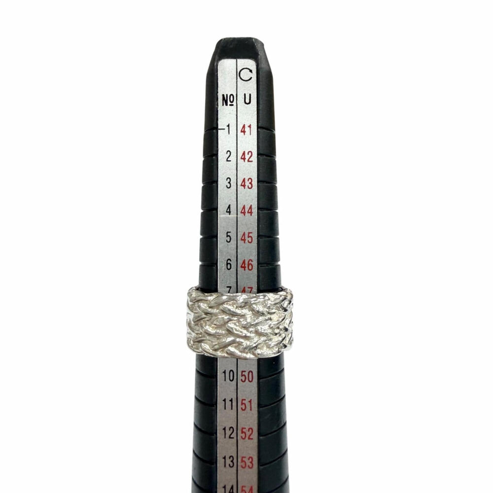 HERMES Vintage Diane 925 Ring, Silver, Weight 11.41g, Men's/Women's Accessory — Like New