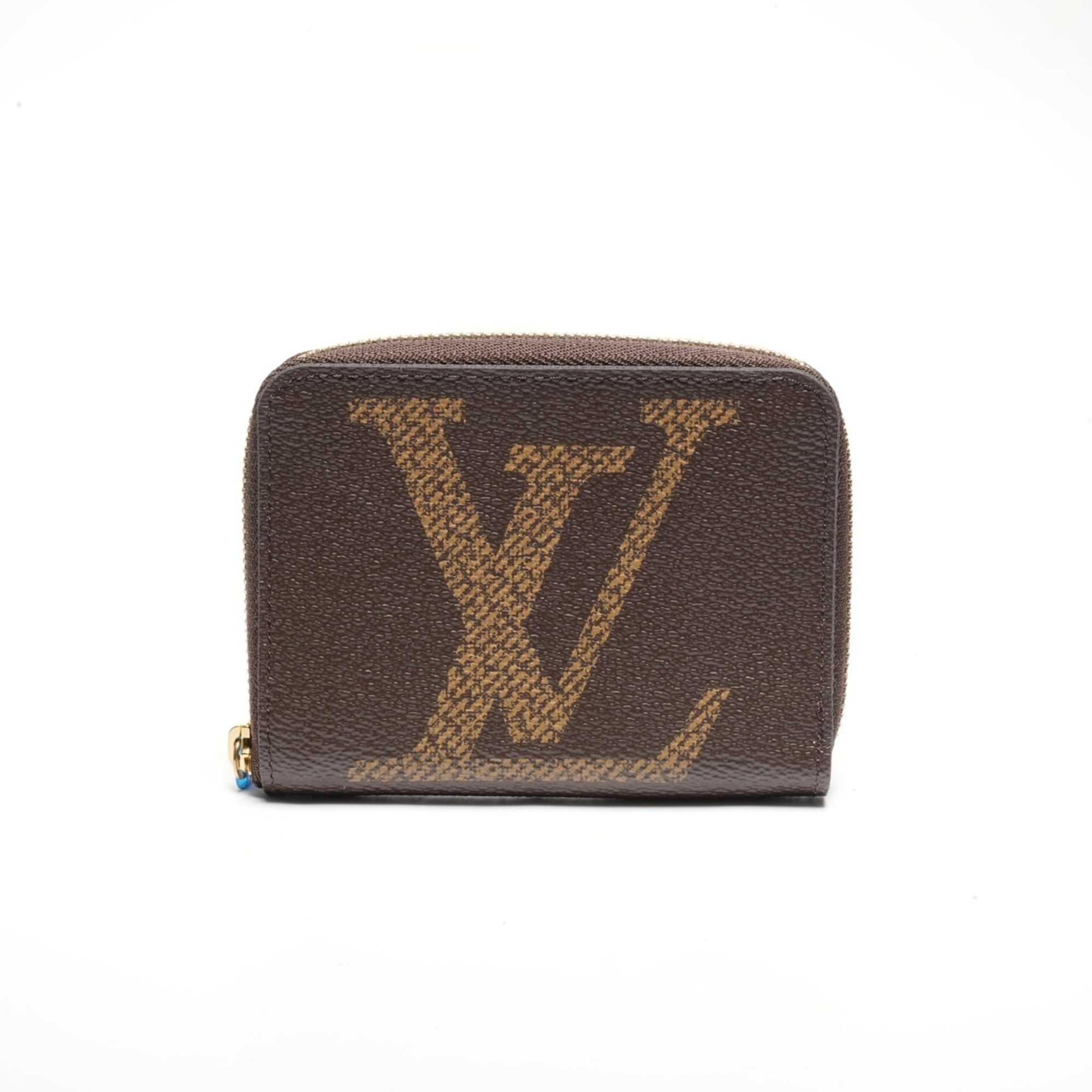 Louis Vuitton Monogram Giant Zippy Coin Purse, Brown