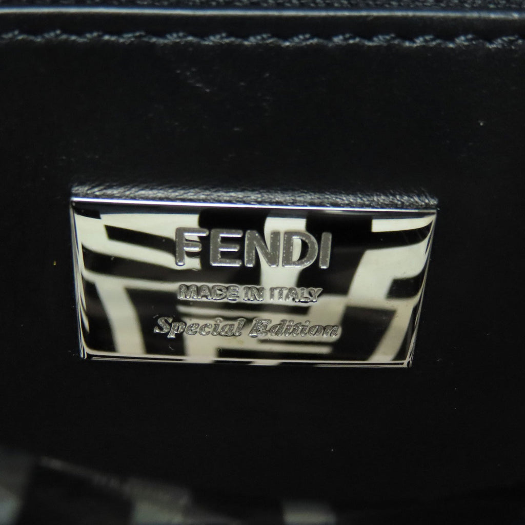 Fendi Peekaboo Mini 2-Way Handbag in Vinyl/Calf Leather for Women