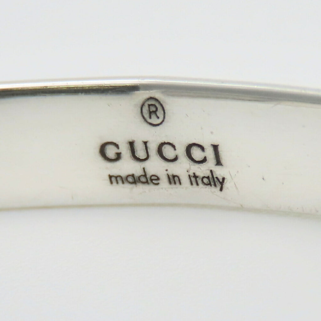 Gucci Blind for Love Bangle, 18, Sterling Silver, Approx. 12.6g, Women's, GUCCI