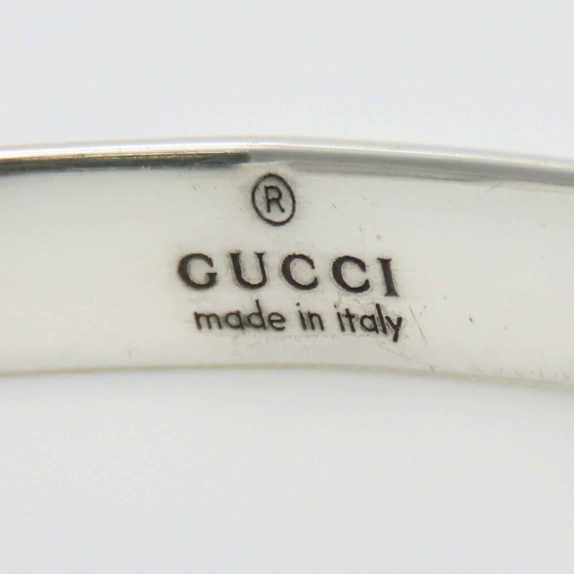 Gucci Blind for Love Bangle, 18, Sterling Silver, Approx. 12.6g, Women's, GUCCI