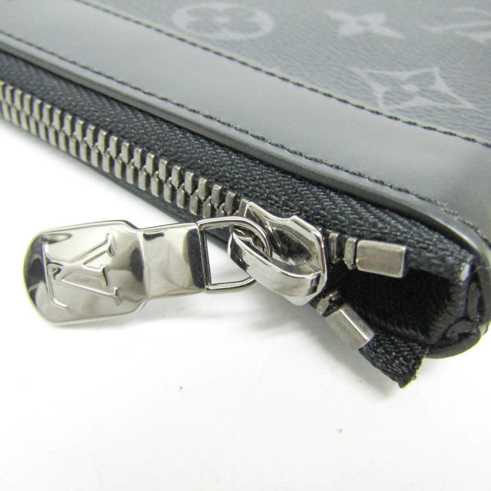 Louis Vuitton Monogram Eclipse Pochette Discovery PM M44323 Men's Clutch Bag,Pouch Black — Like New