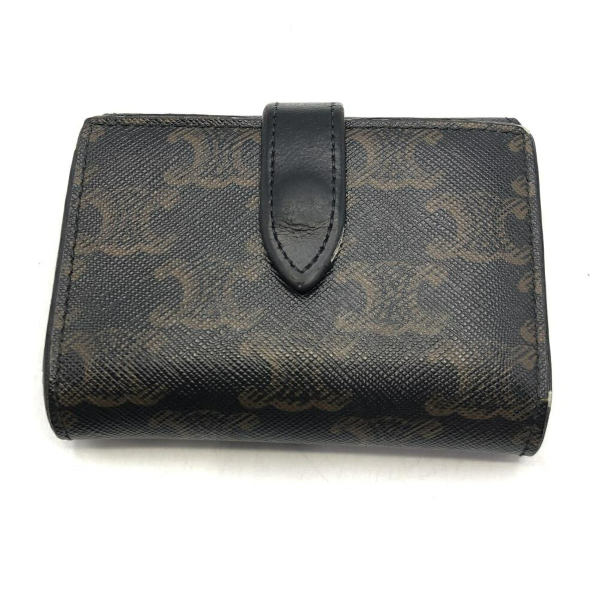 CELINE Triomphe Canvas Fine Strap Wallet F-FG-2232