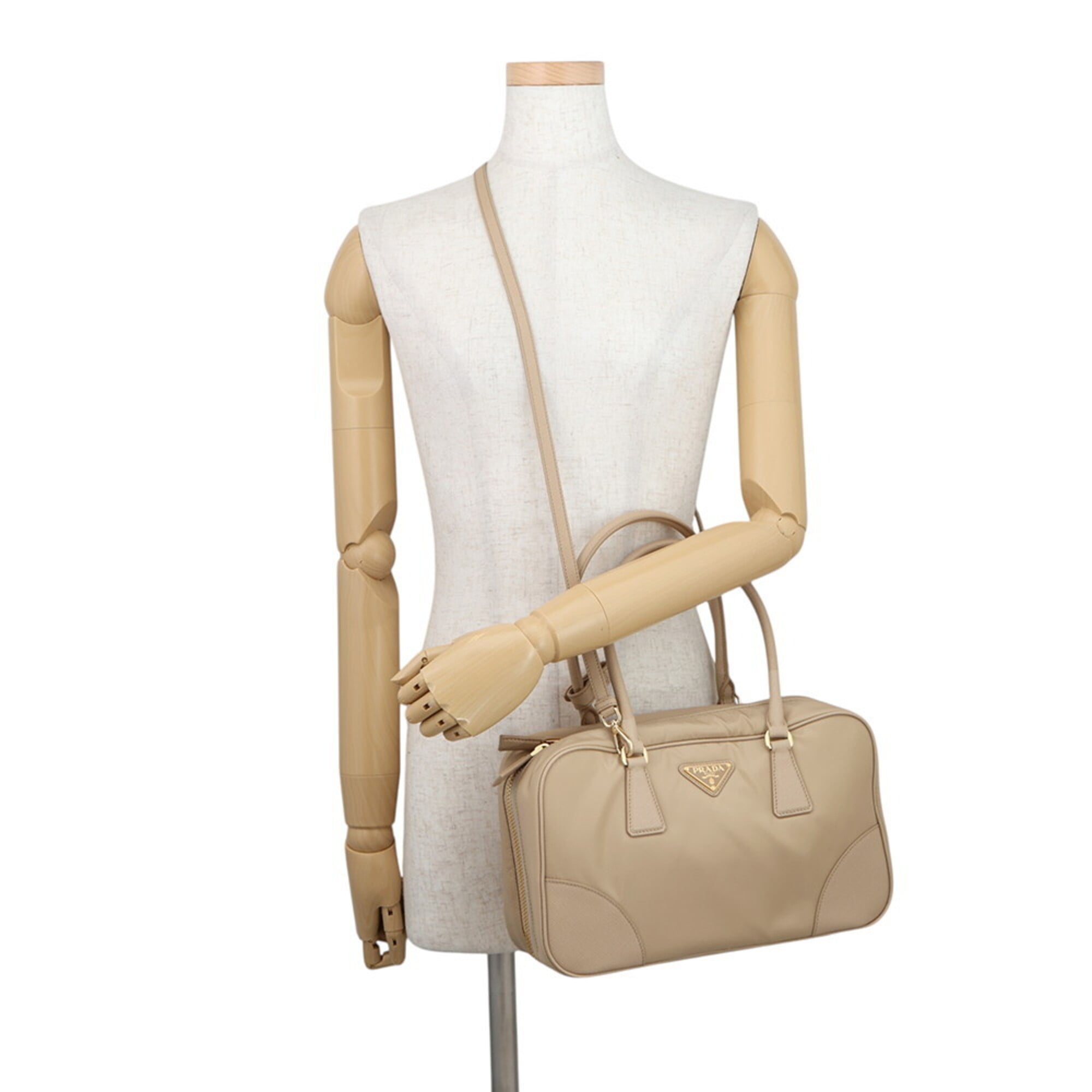 Prada Handbag Re-Edition 1978 Medium Nylon Leather 1BB115 PRADA 2-way Shoulder Bag — Like New