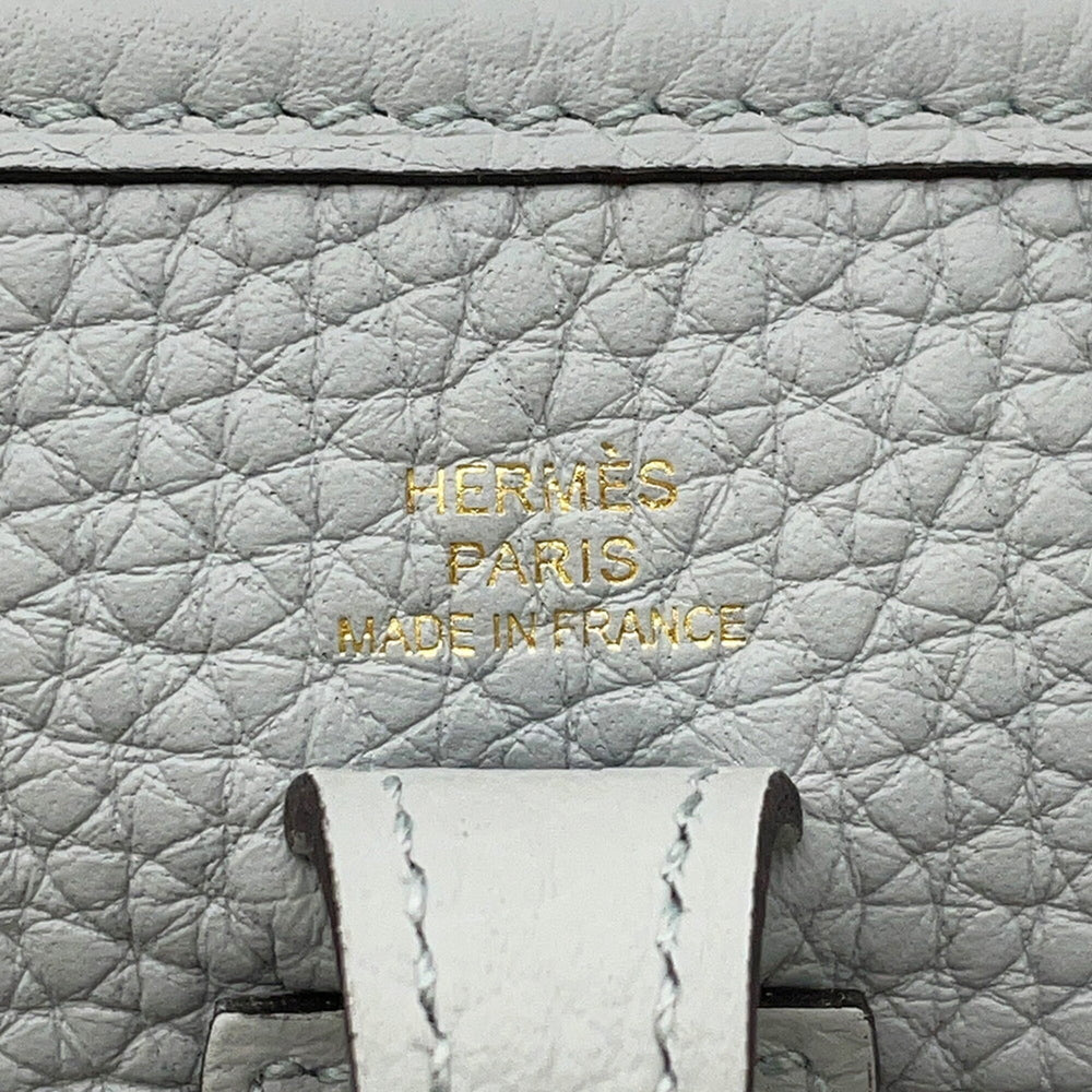 Hermes Evelyne TPM Shoulder Bag 111cm Amazon Blue Glacier Taurillon Clemence W Stamp Handbag Women's HERMES — Like New