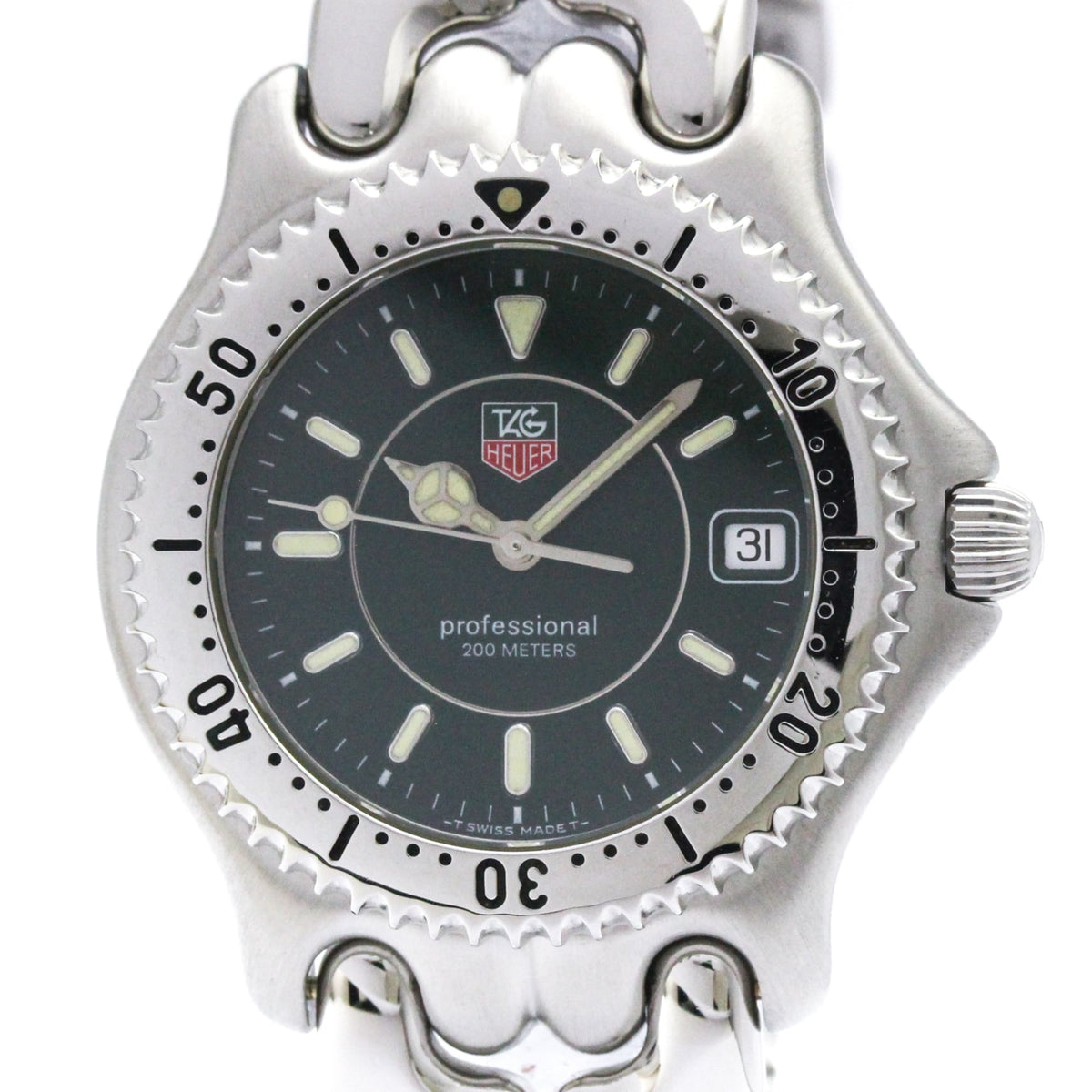 TAG HEUER Sel Professional 200M Quartz Mens Watch WG1119 Polished — Very Good