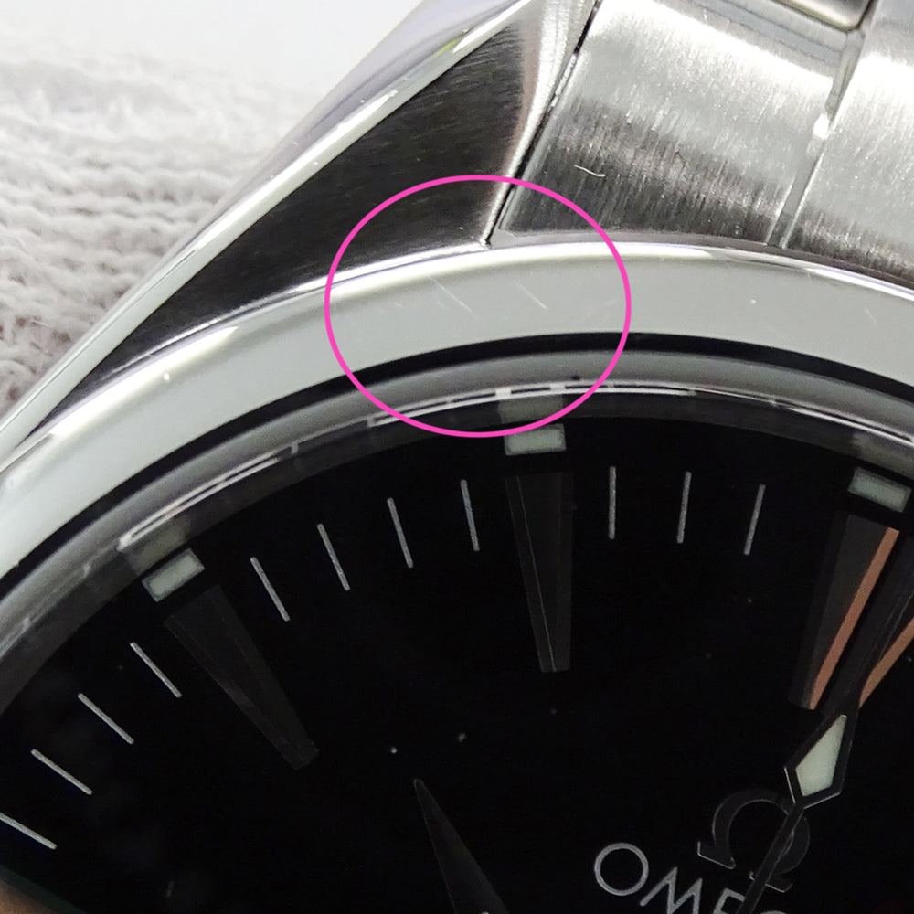 Omega Seamaster Aqua Terra 2517.50 Men's Watch, Brand Name, Date, Quartz, Stainless Steel (SS), Silver, Black — Good