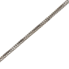 Gucci Lariat Necklace 18K White Gold Women's GUCCI — Like New