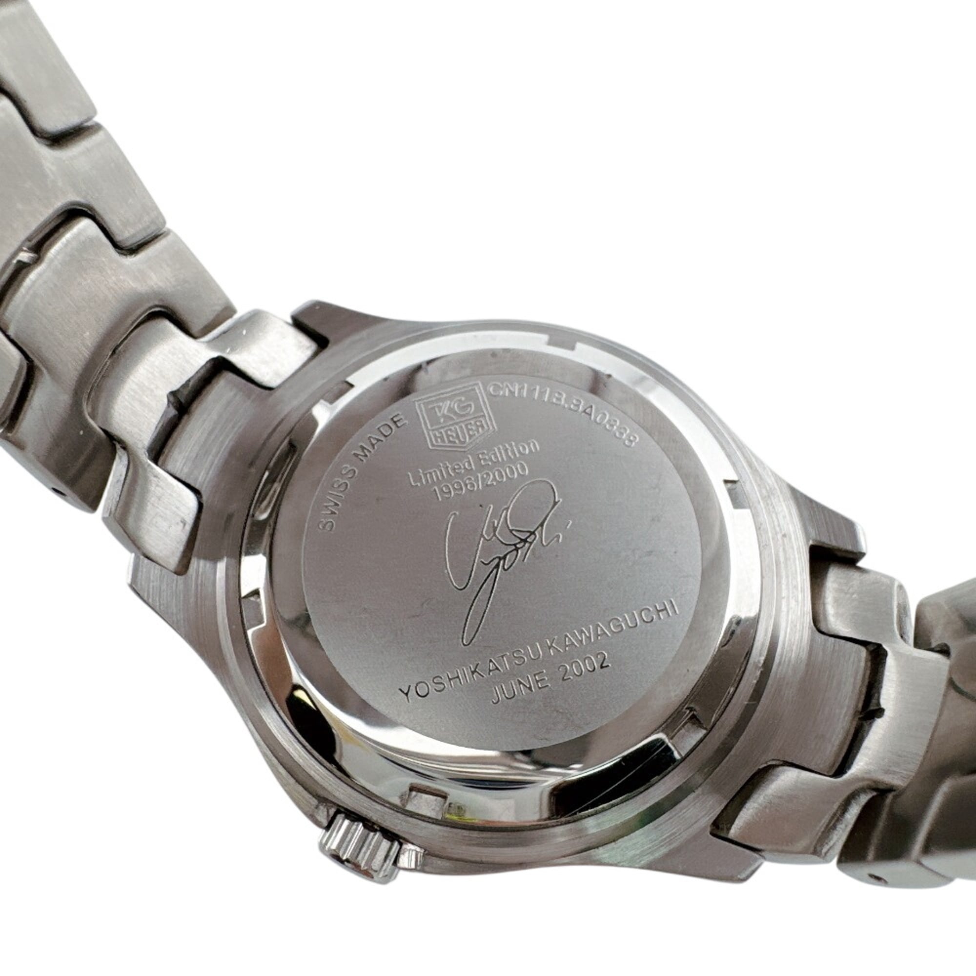 TAG Heuer WJF2113.BA0570 Link Tiger Woods Limited Edition Watch (5500 pieces limited) - Silver — Very Good
