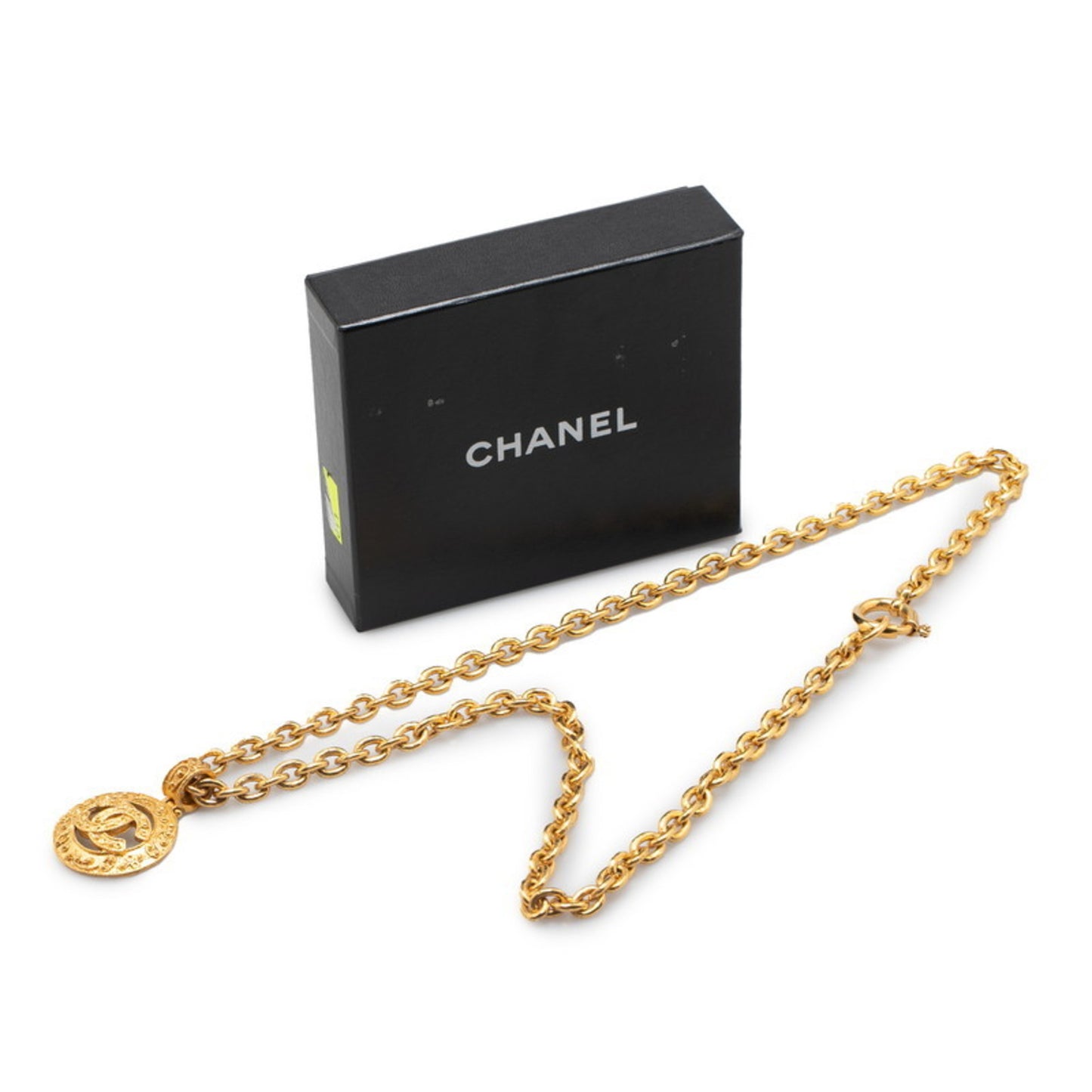 Vintage Chanel Coco Mark Long Necklace, Gold Plated, Women's, CHANEL