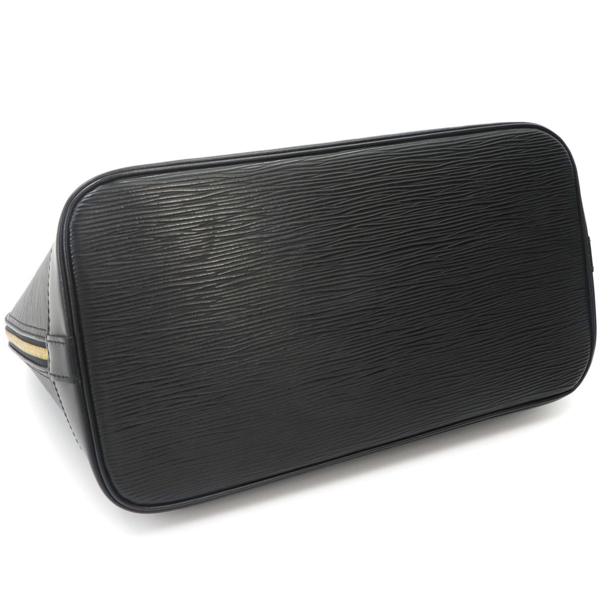 Louis Vuitton Alma PM Epi Leather Handbag, Noir (M52142), Gold Hardware — Like New