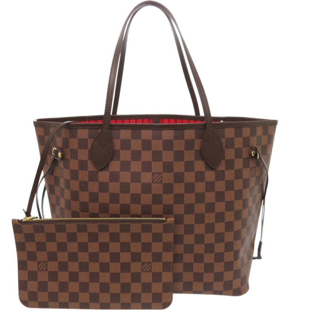 Louis Vuitton Neverfull MM Handbag with Pouch, Damier Cerise, N41358, Tote Bag, LV 0699 LOUIS VUITTON — New - Store Return