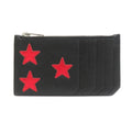 Saint Laurent wallet/coin case in black and red leather for men women, 417751 h31540k