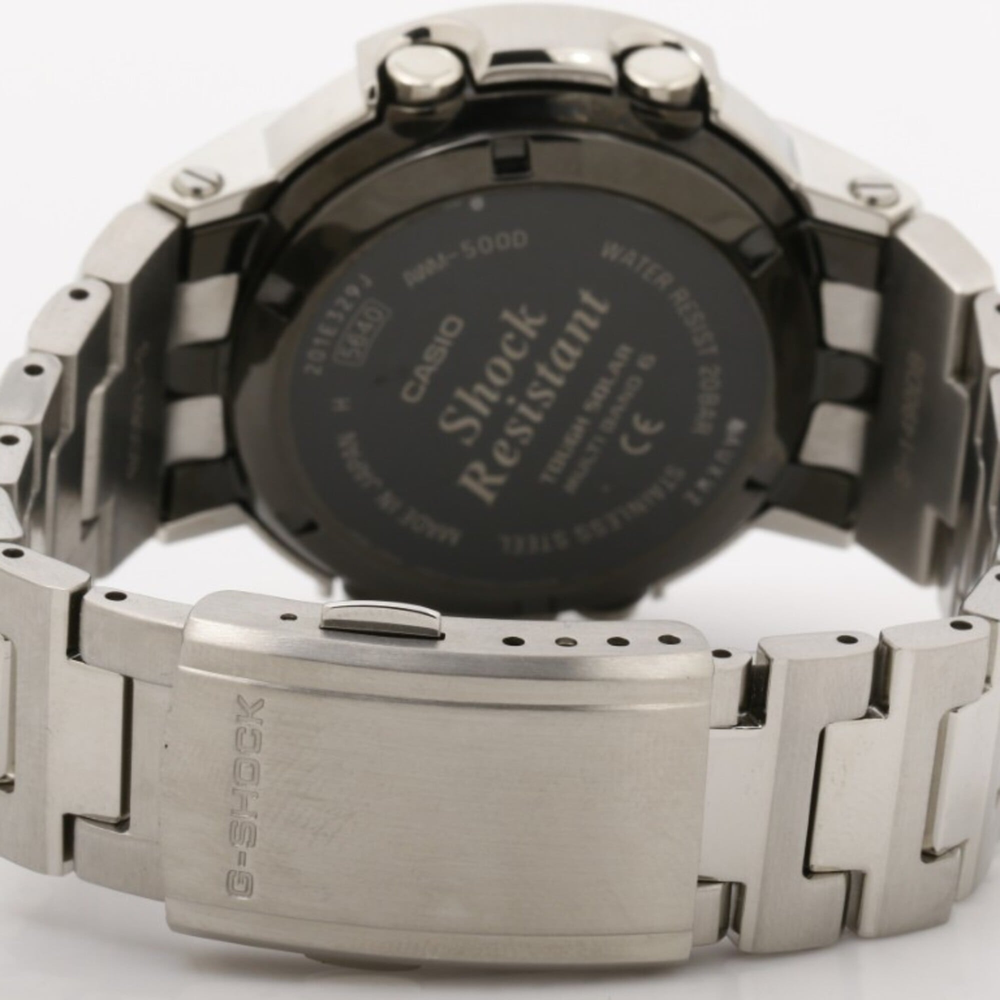 CASIO G-SHOCK FULL METAL AW-500 SERIES AWM-500D-1A8JF Gray Silver Stainless Steel Men's Watch — Like New