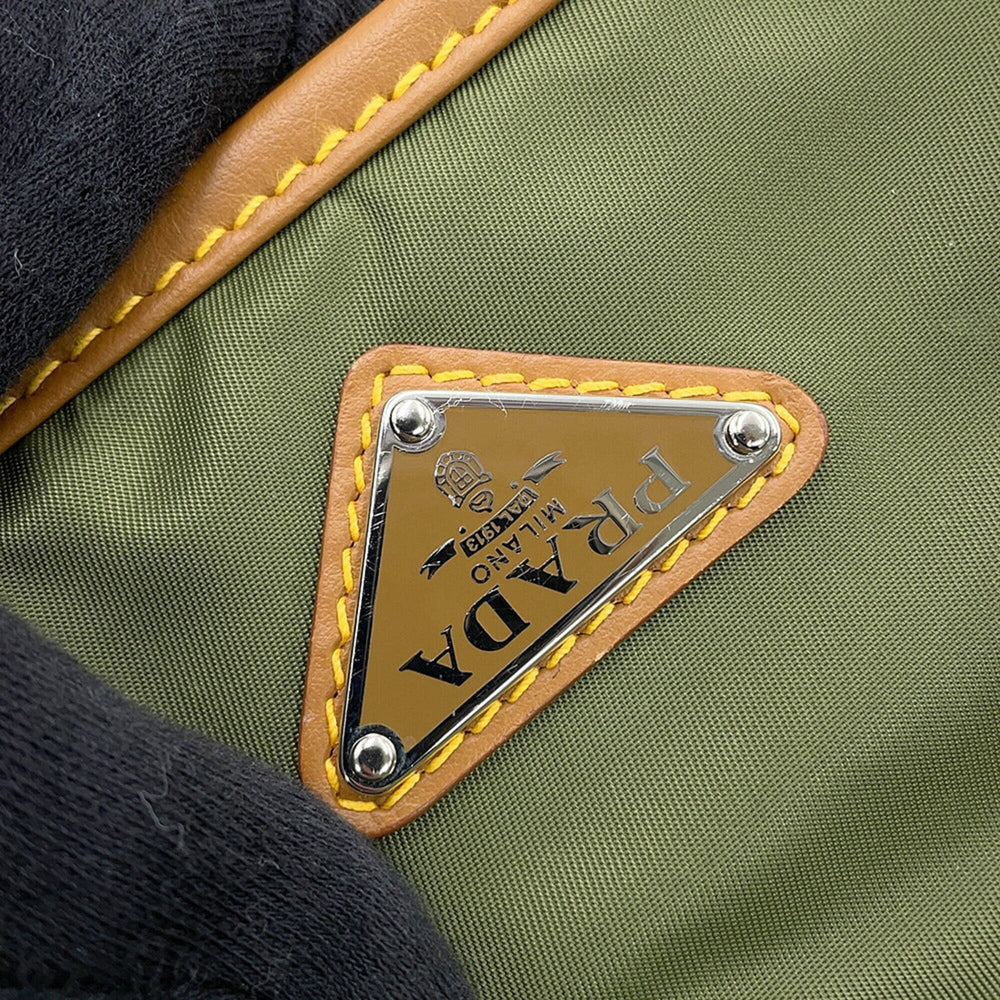 Prada Shoulder Bag Re-Nylon x Saffiano Medium Nylon Leather 2VD066 PRADA Handbag — Like New
