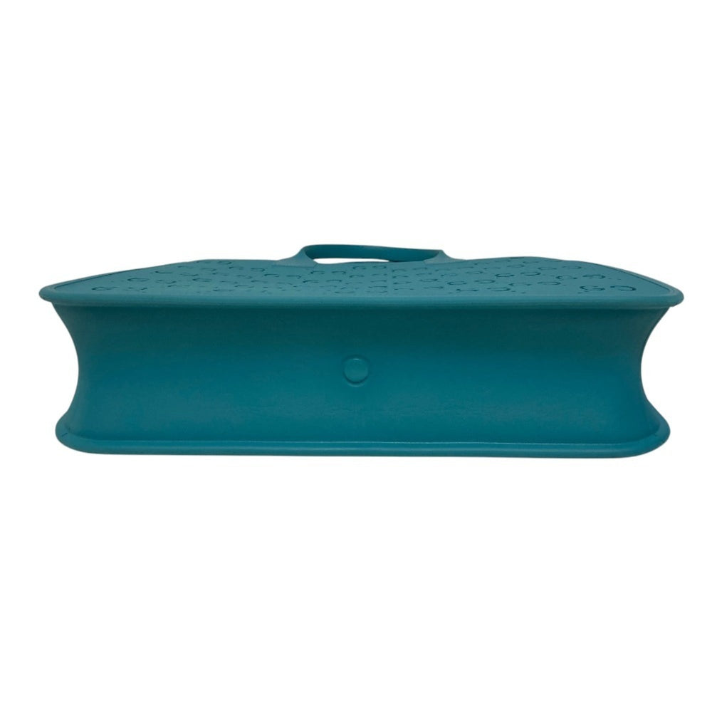 GUCCI Children's GG Supreme Rubber Tote Bag 679365 Turquoise Blue (Women's) — Like New