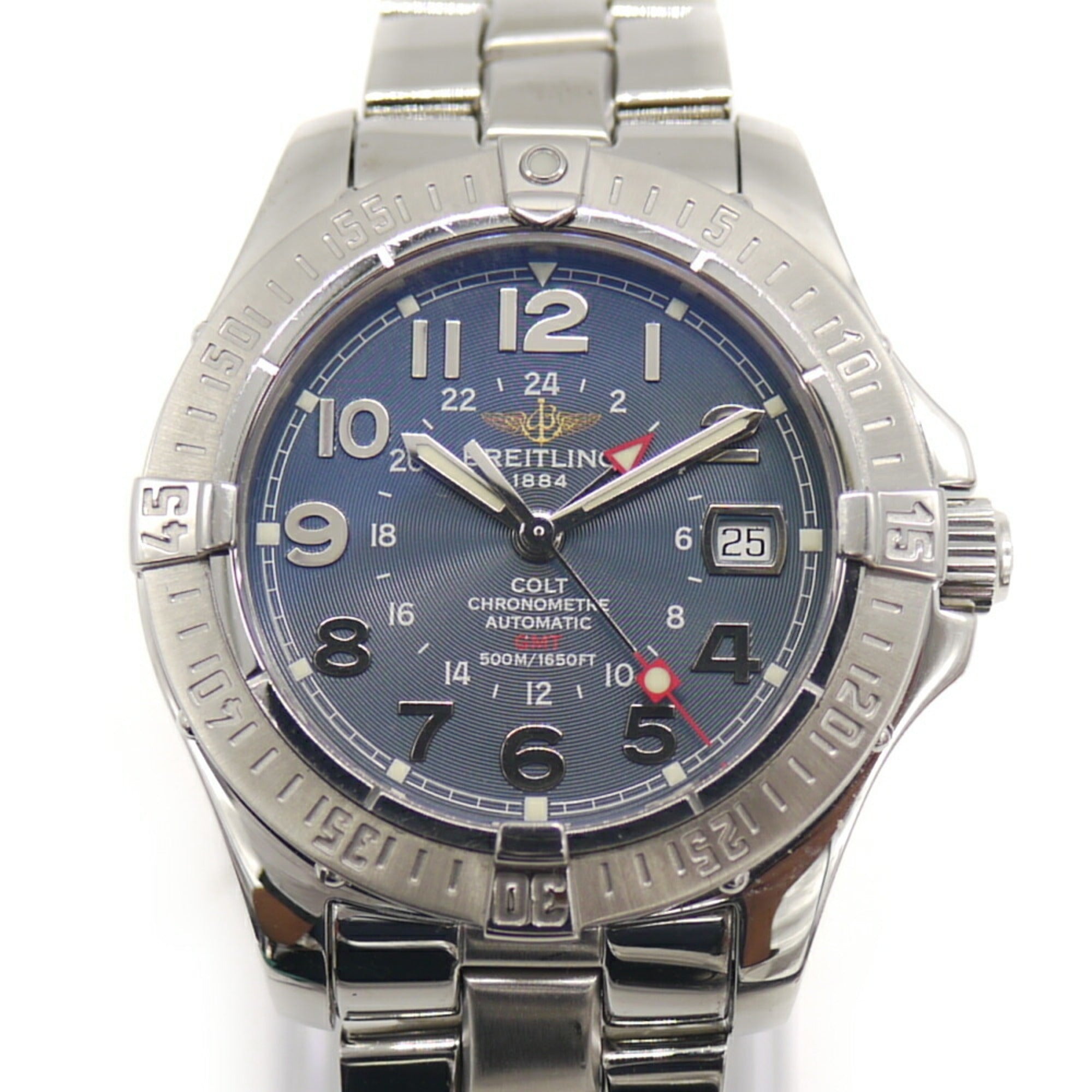 BREITLING Colt GMT A32350 Automatic Chronometer Blue Dial
