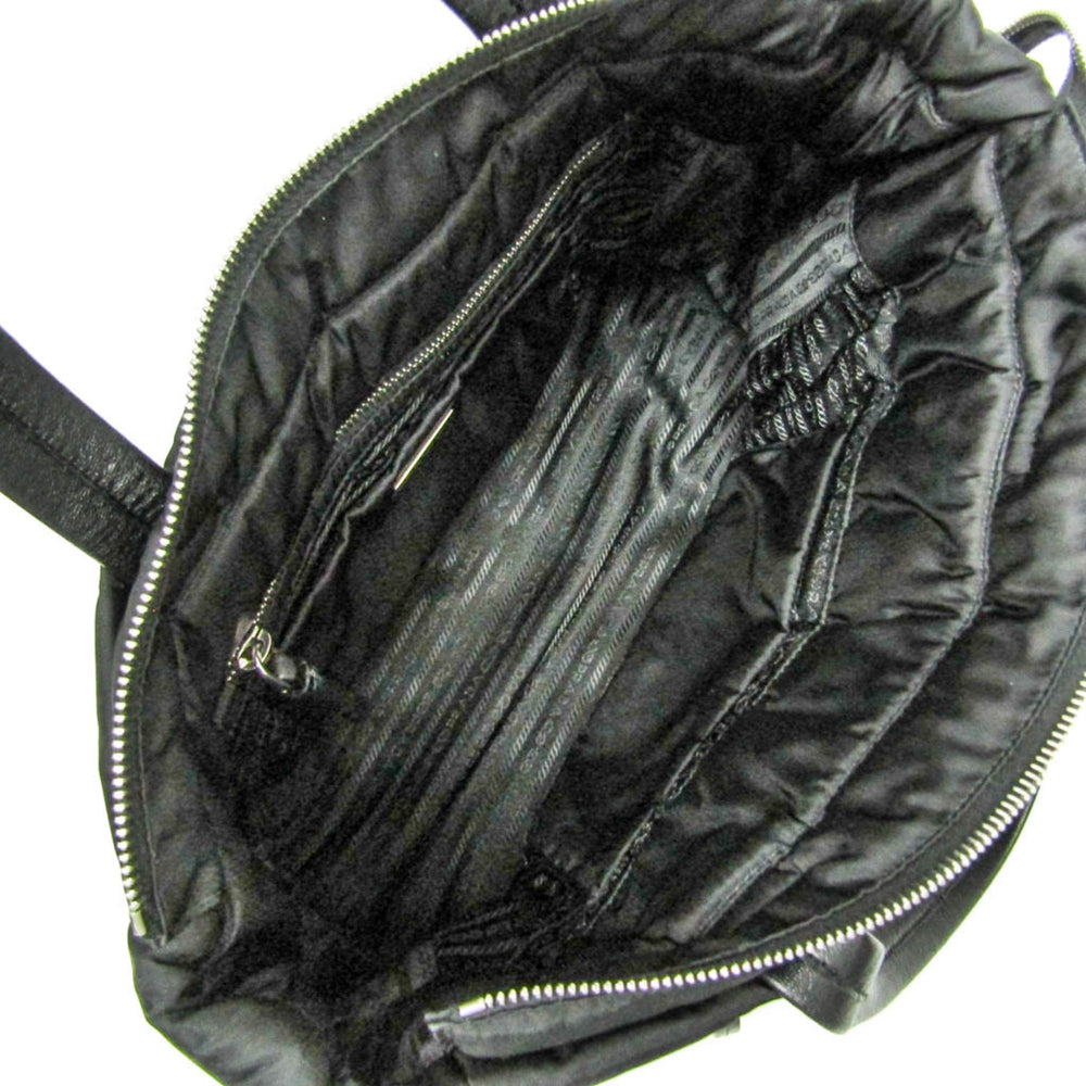 Prada TESSUTO BOMBER 1BG059 Women's Nylon Handbag Black — Like New